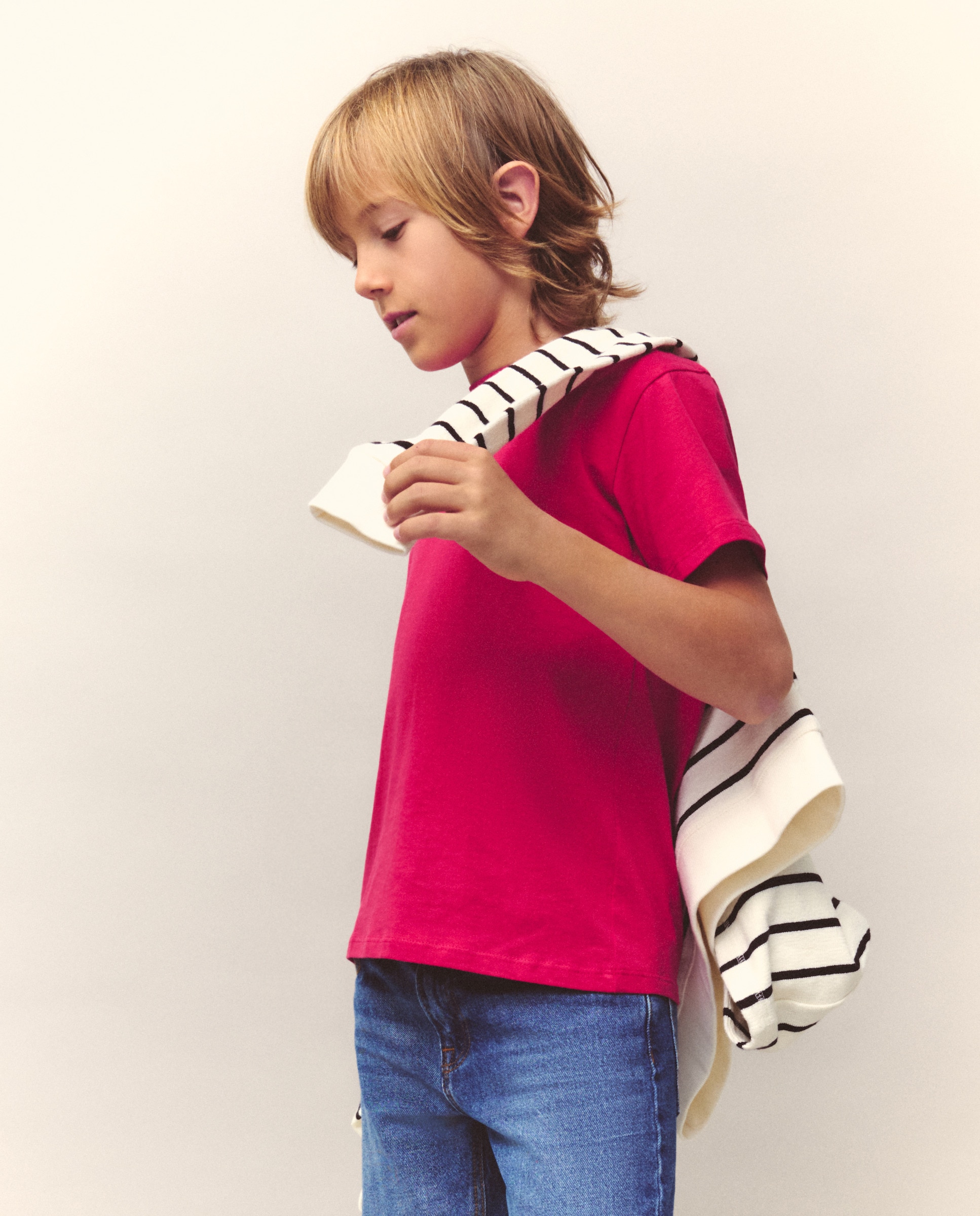 T-shirt Básica Lisa Kids El Corte Inglés 600 Vermelho-2