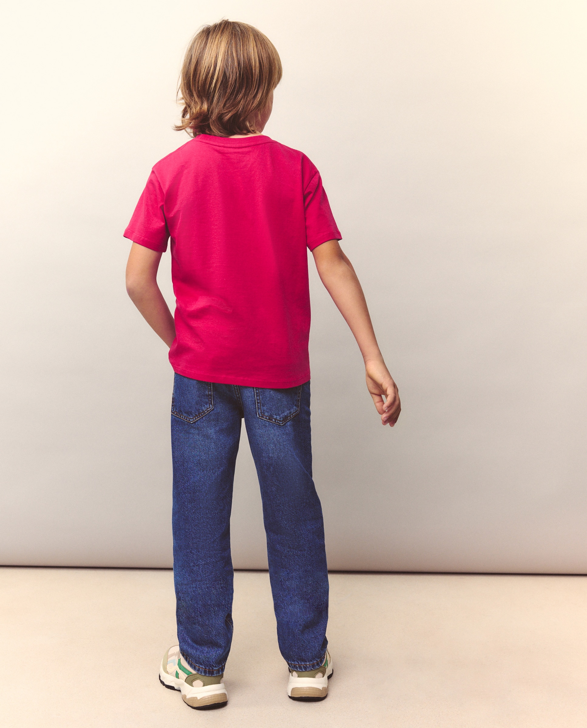 T-shirt Básica Lisa Kids El Corte Inglés 600 Vermelho-3