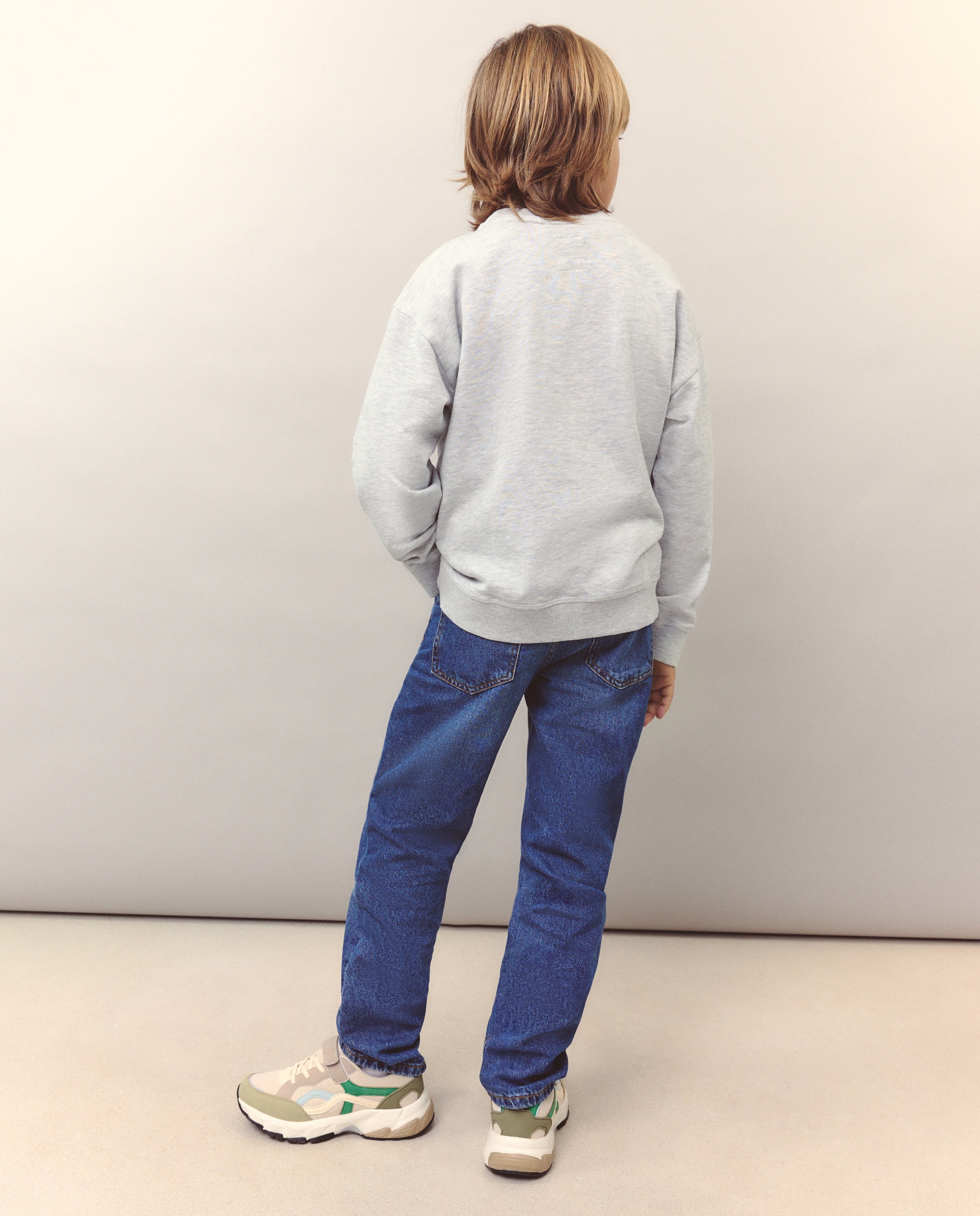 Sweatshirt Fechada com Estampado NBA Kids El Corte Inglés Cinzento-3