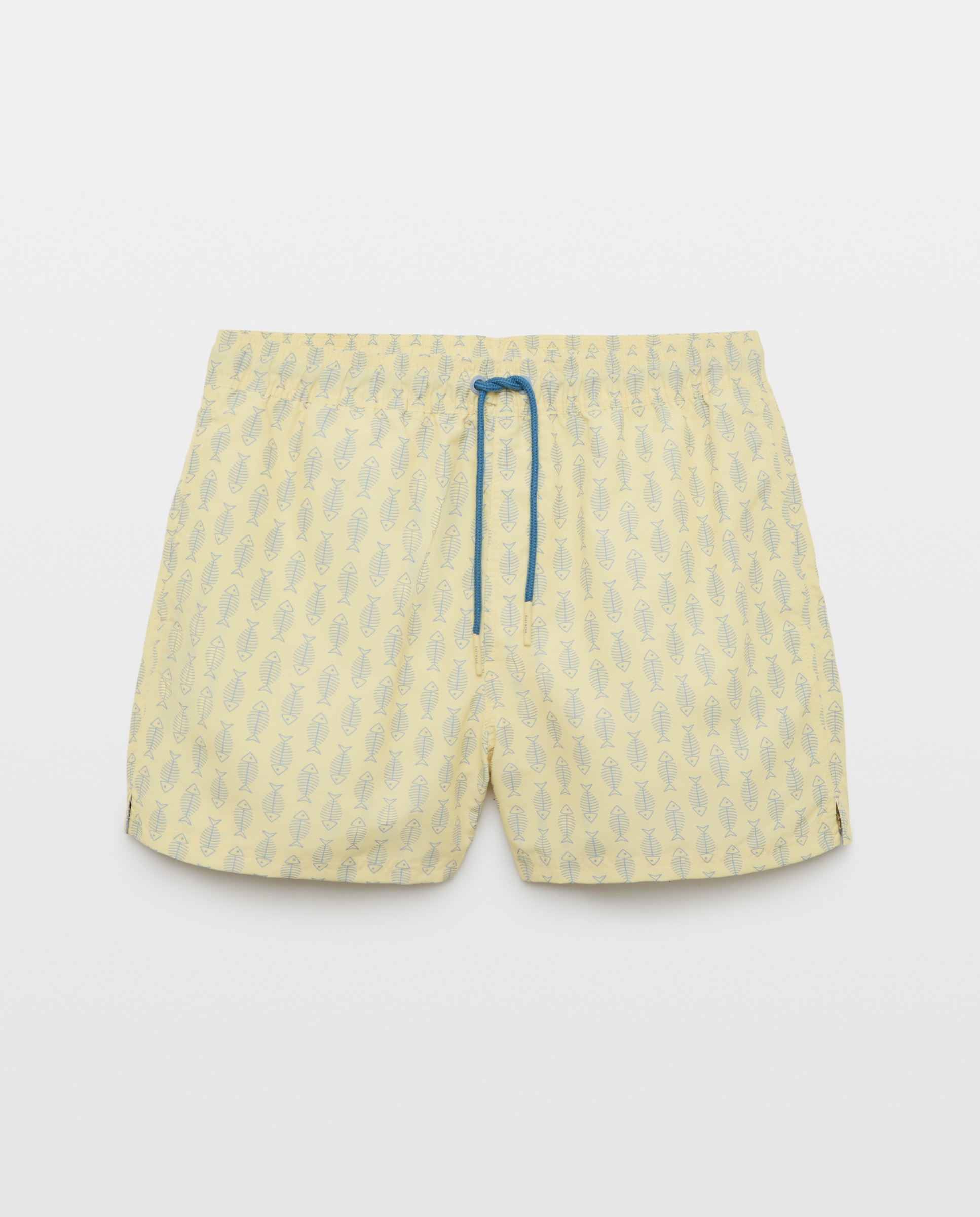 Calções de Banho Estampados Amarelo-3