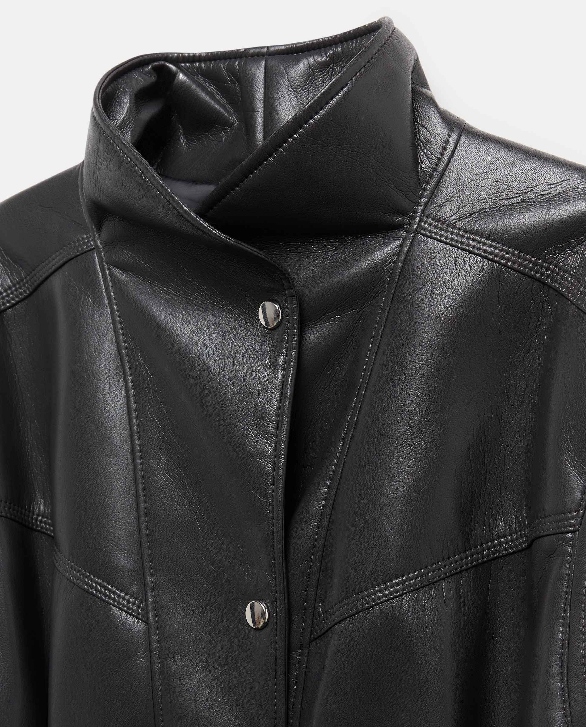 Blazer Relaxed de Manga Comprida Preto-5
