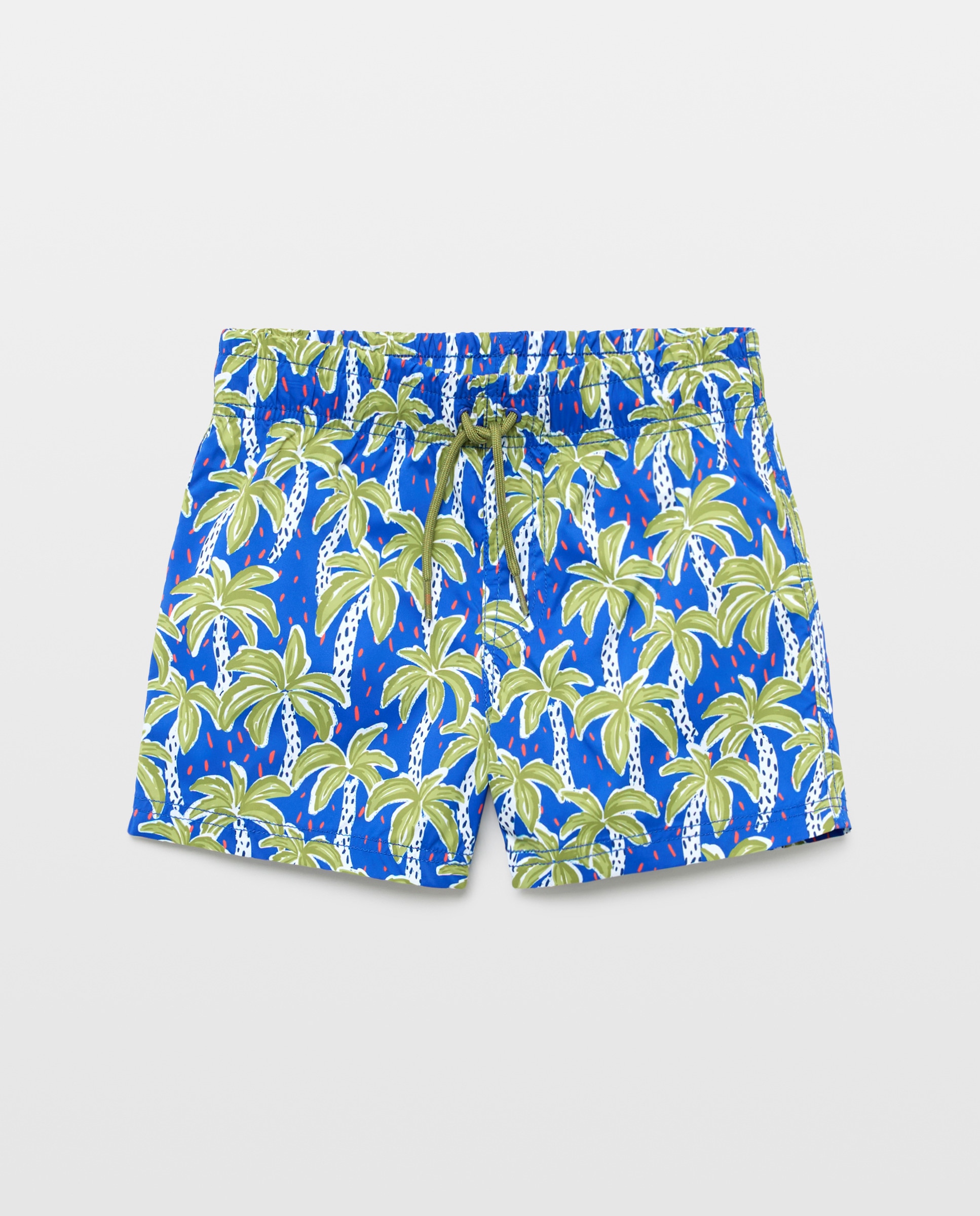 Bermudas às Cores com Palmeiras Azuis Kids El Corte Inglés Azul-marinho-4