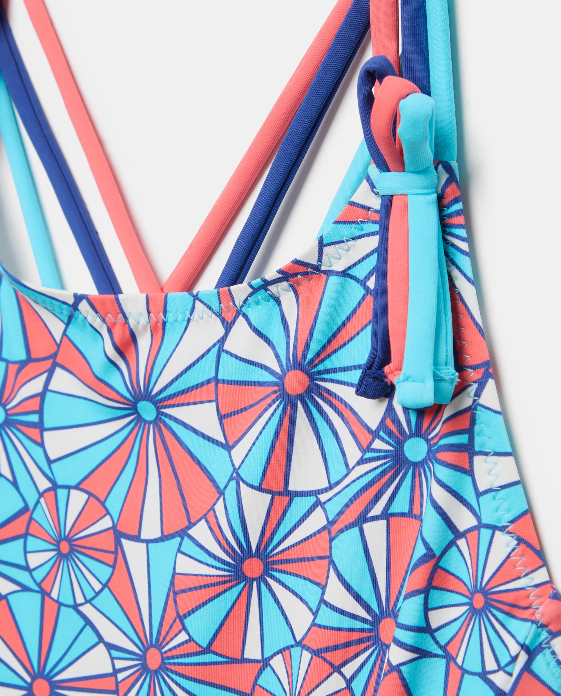 Fato de Banho às Cores com Sombrinhas Azul Turquesa Kids El Corte Inglés Multicolor-5