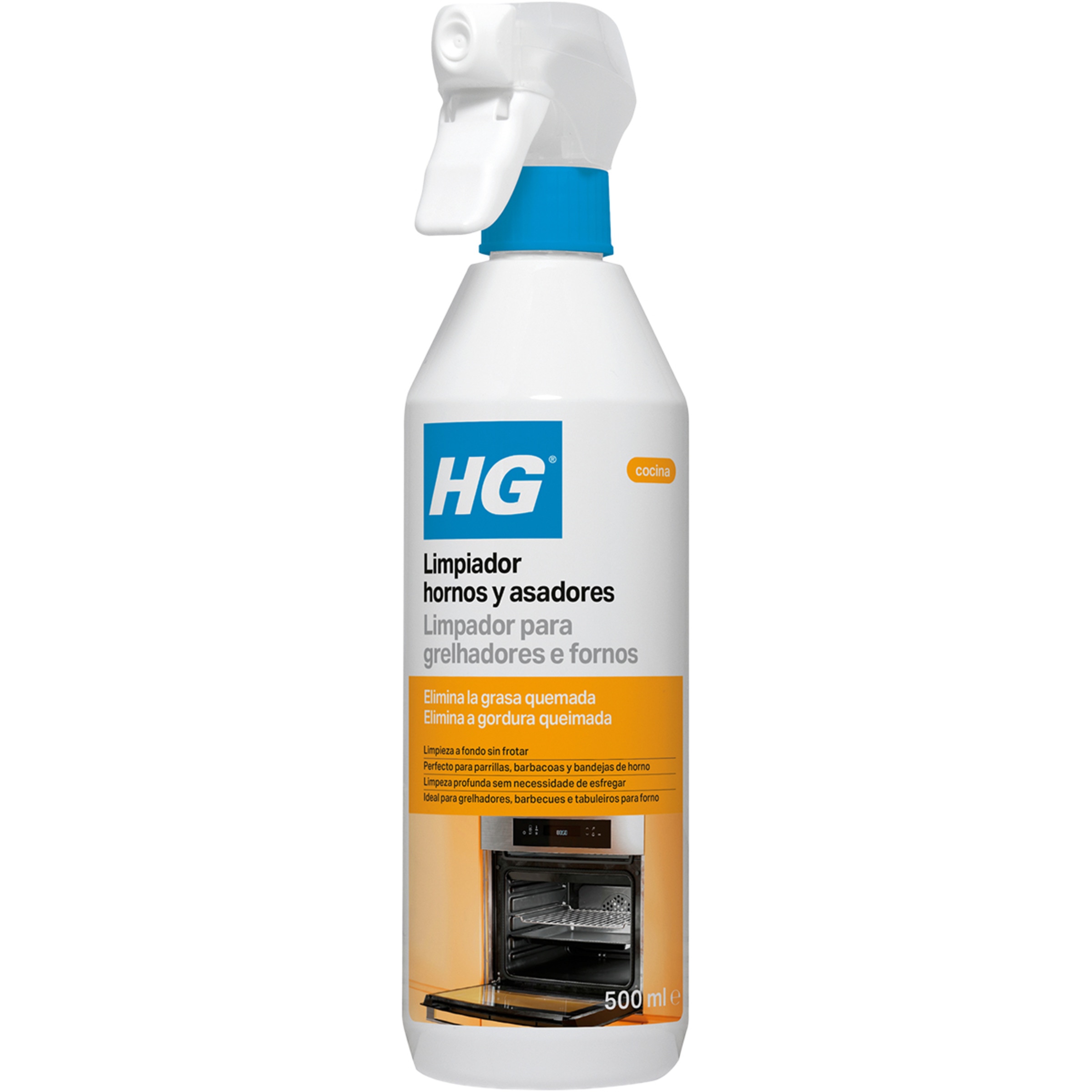 limpiador de hornos y asadores pistola 500 ml
