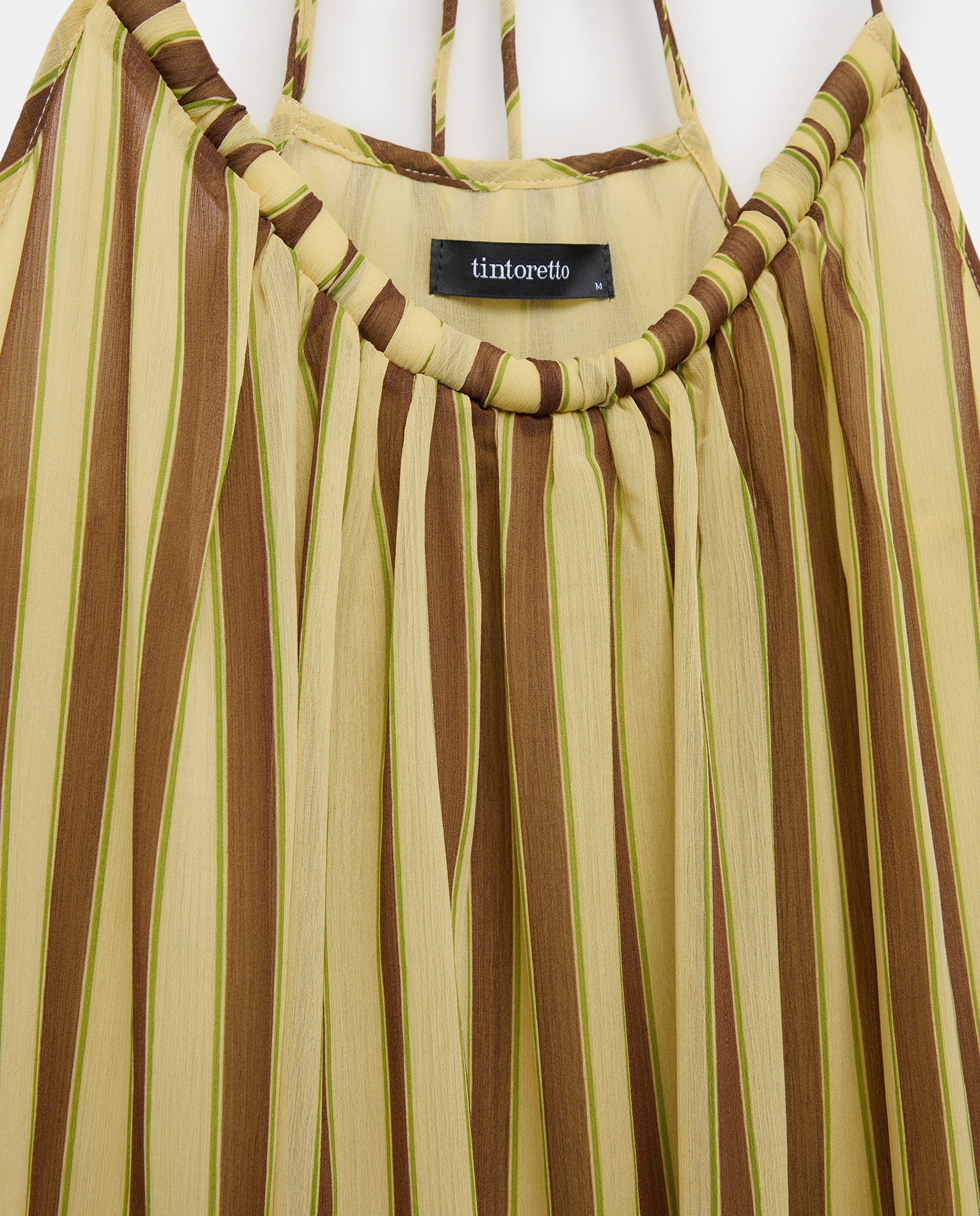 Blusa sem mangas Amarelo-5