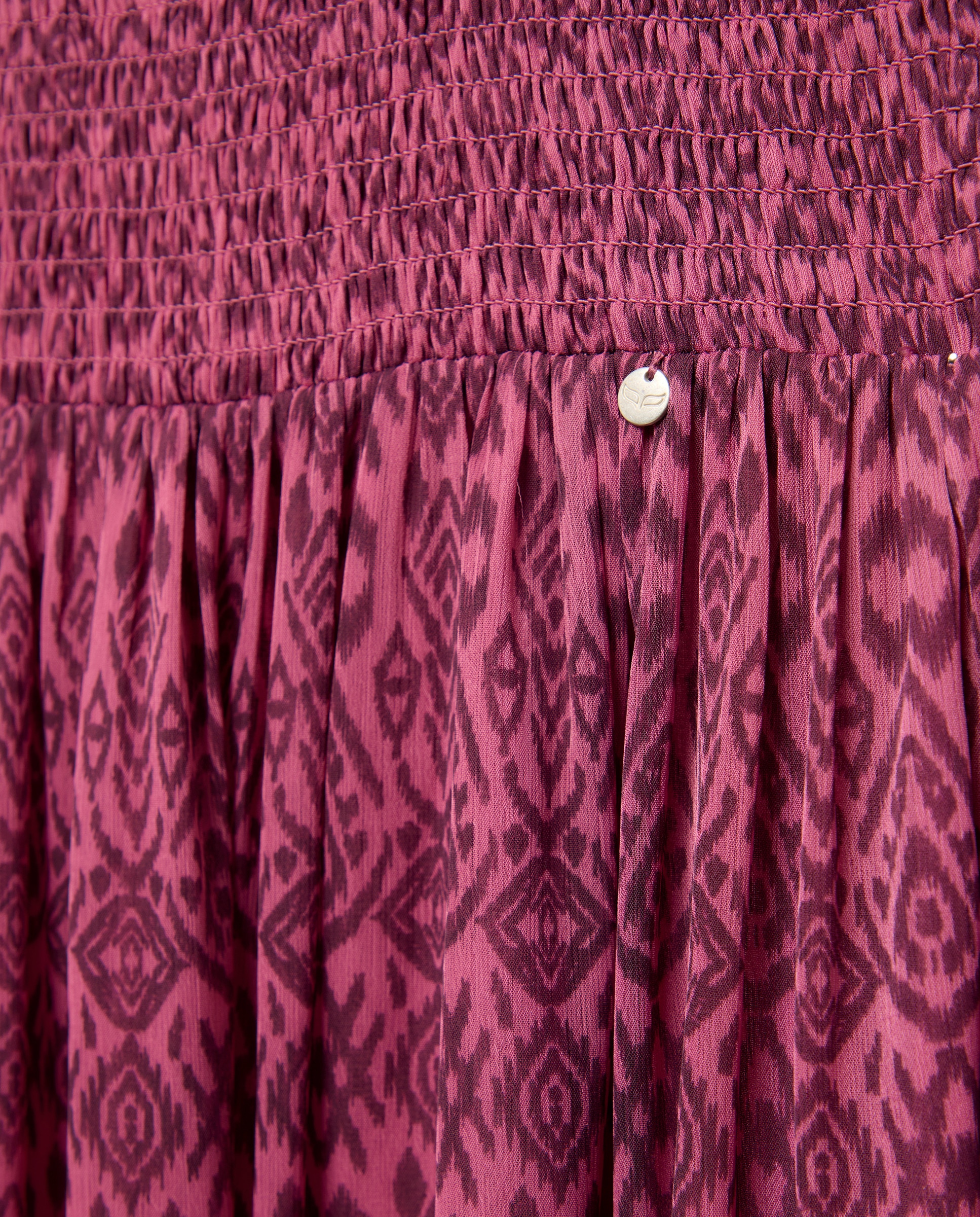 Vestido Cutout com Decote Caicai 230 Rosa Escuro-5