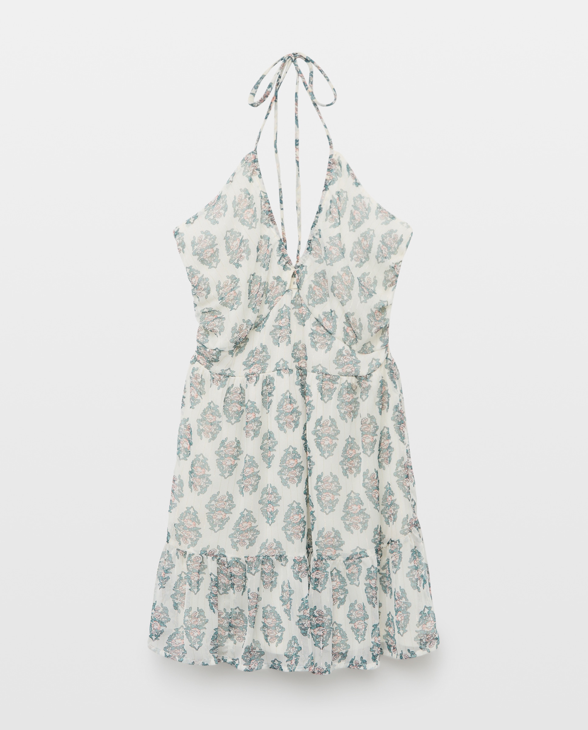 Vestido LC de Chiffon 120 Cru-4