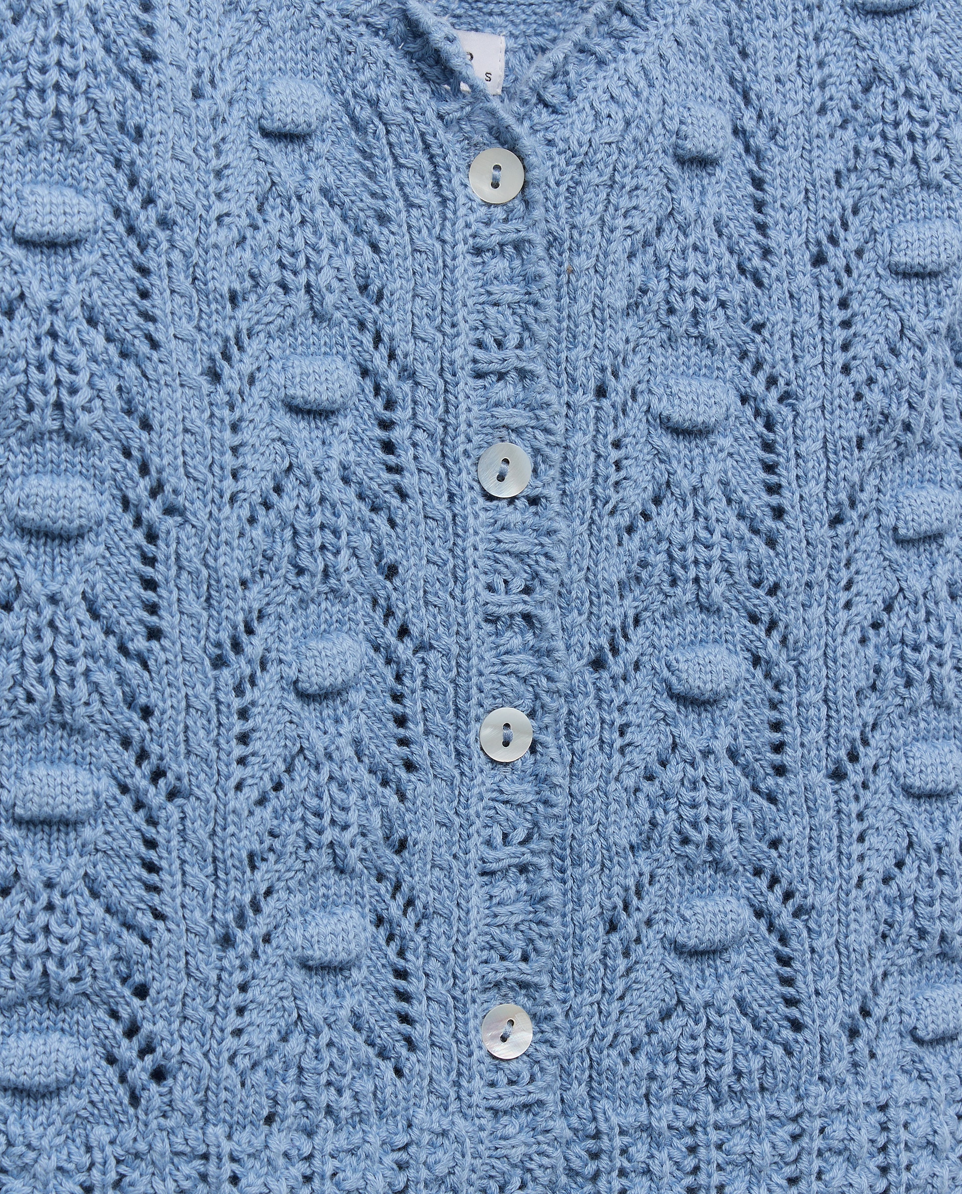 Top de Malha Tipo Crochet com Alças 490 Petróleo-5