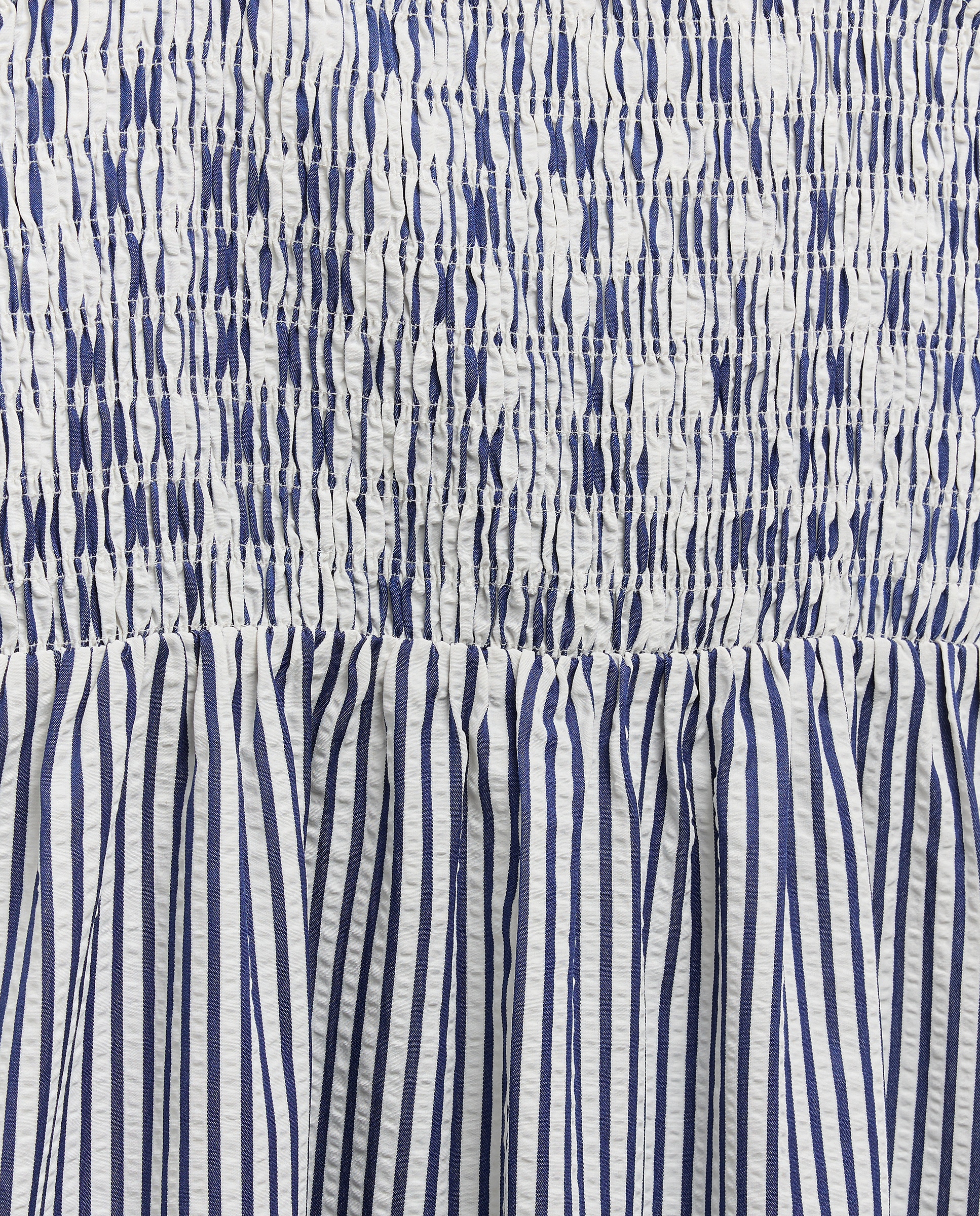 Vestido Curto com Favos de Mel Azul-6