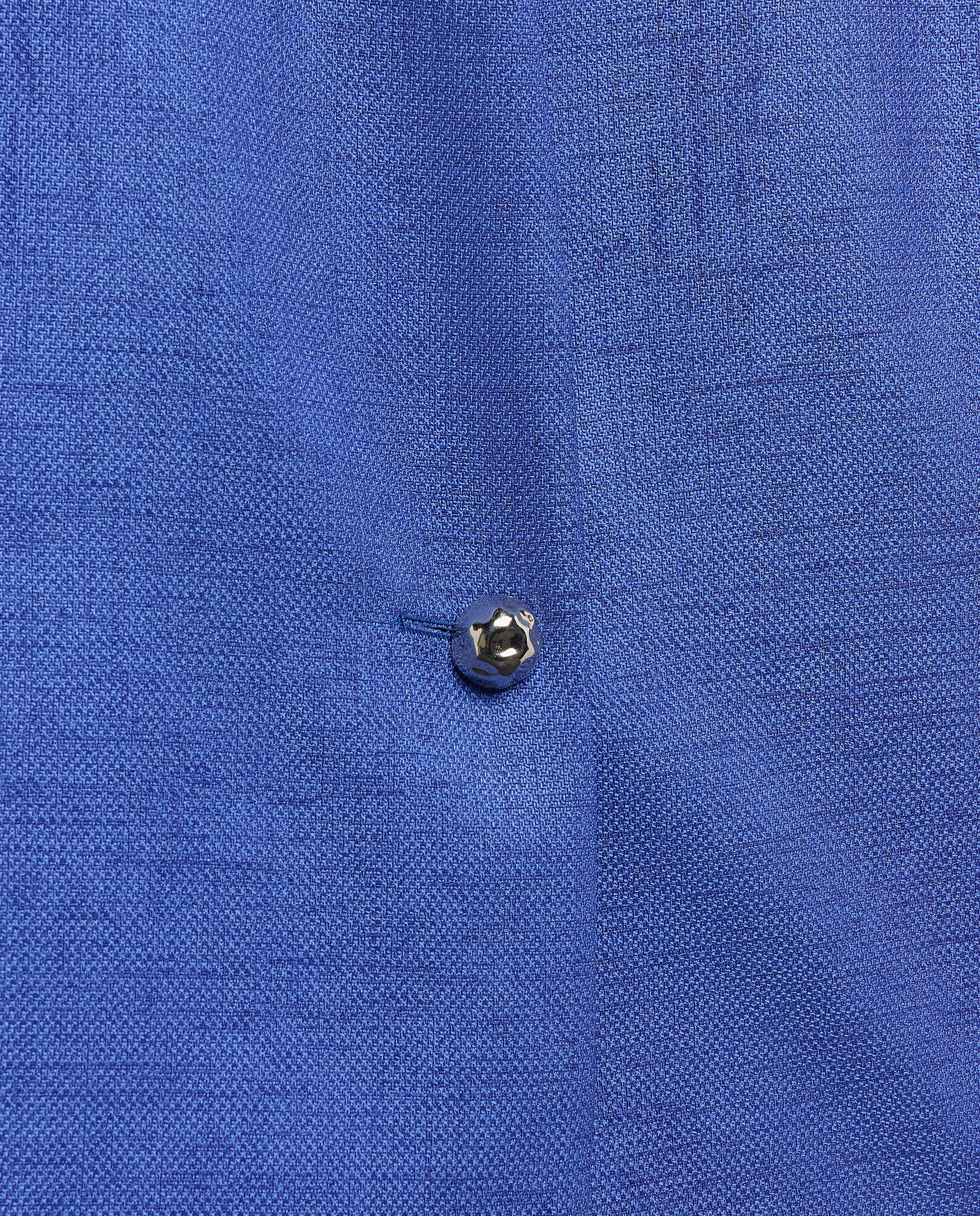 Blazer Curto Liso com Textura Azulão-5