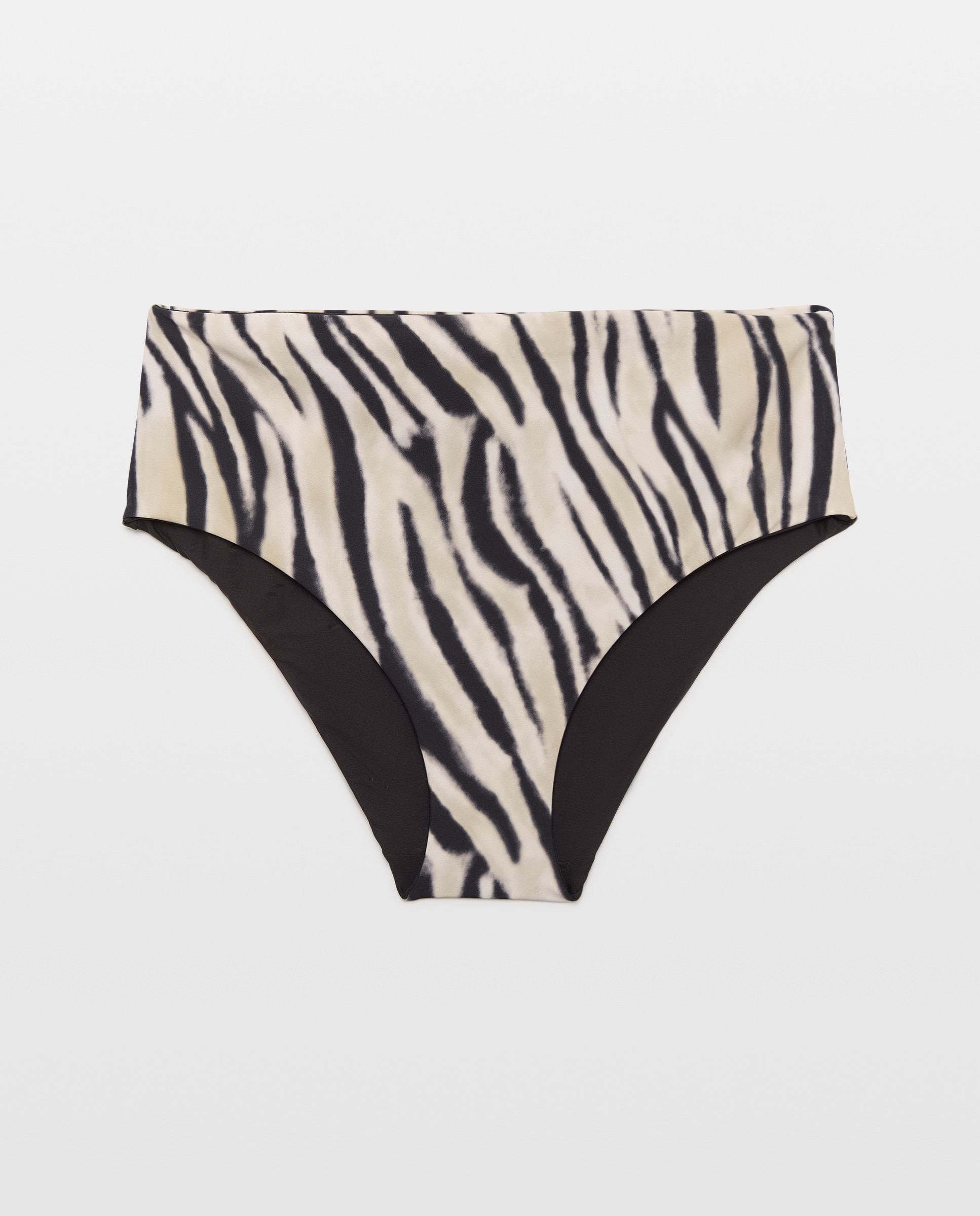 Imagem 0 de Cueca de Biquíni Reversível de Cintura Subida que se Pode Baixar e Ficar Normal, Forrada por Dentro