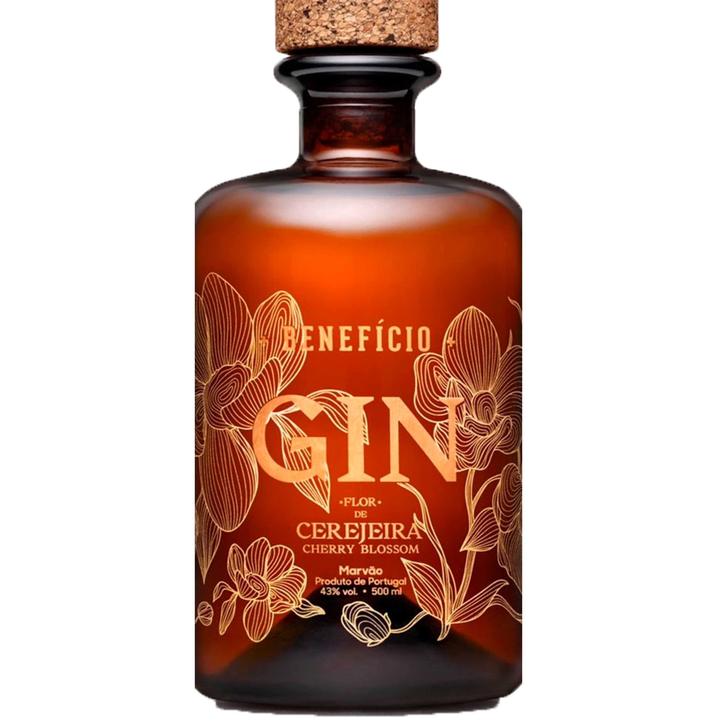 Gin Flor de Cerejeira Marvão garrafa 50 cl