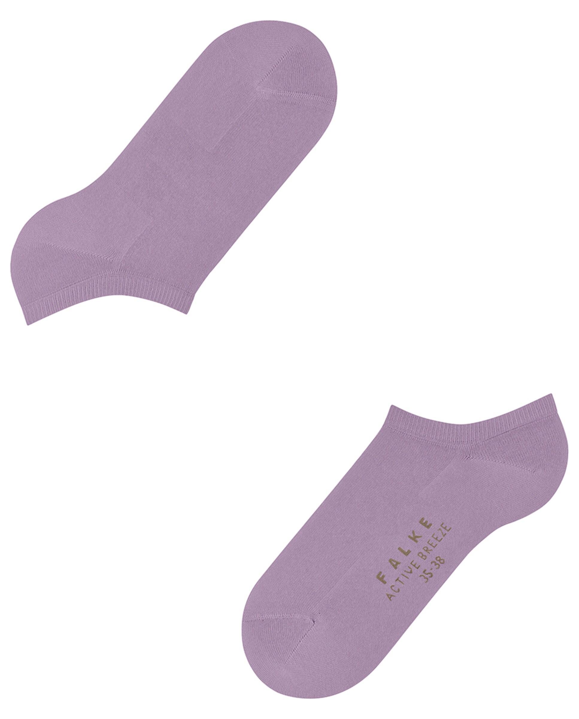 Meias pelo Tornozelo Lisas Lilás-4