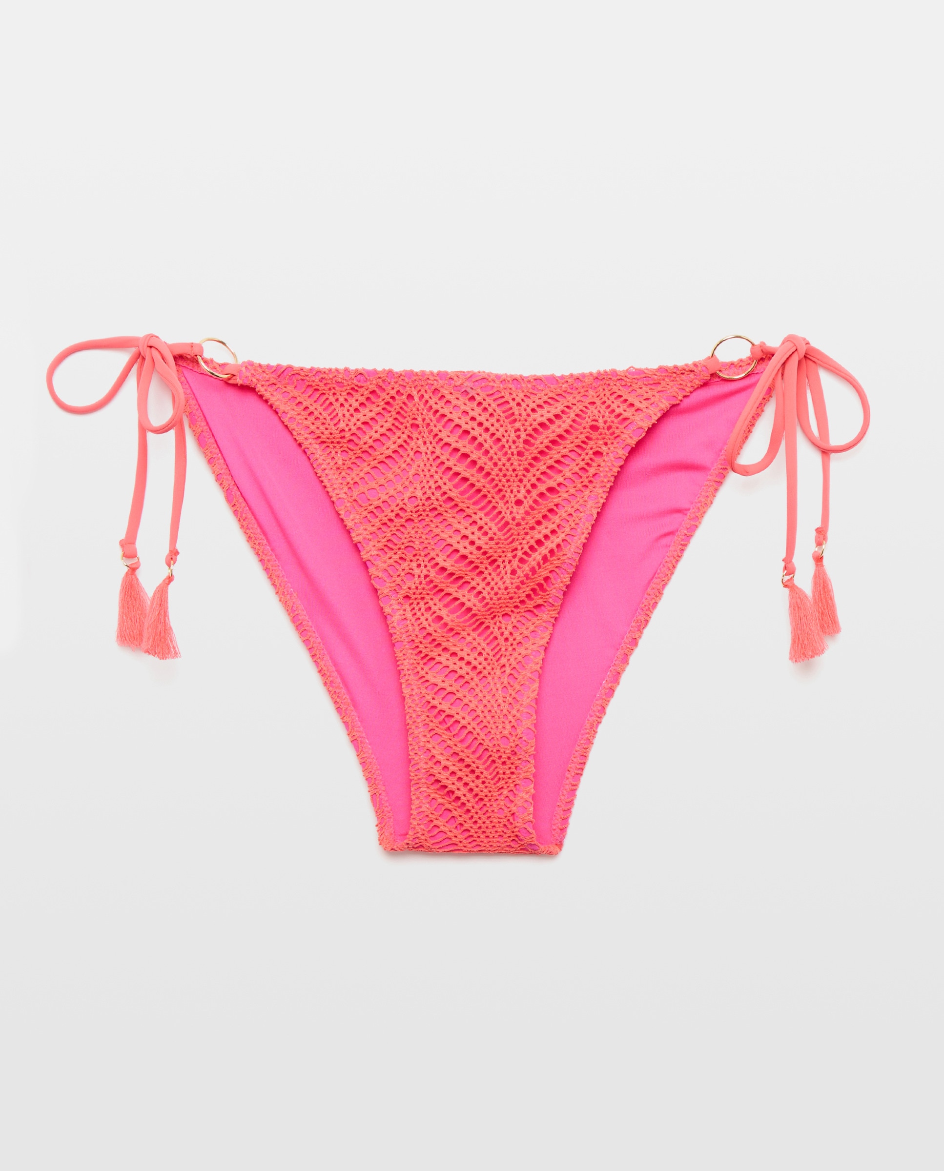 Tanga de Crochet 240 Fúcsia-4