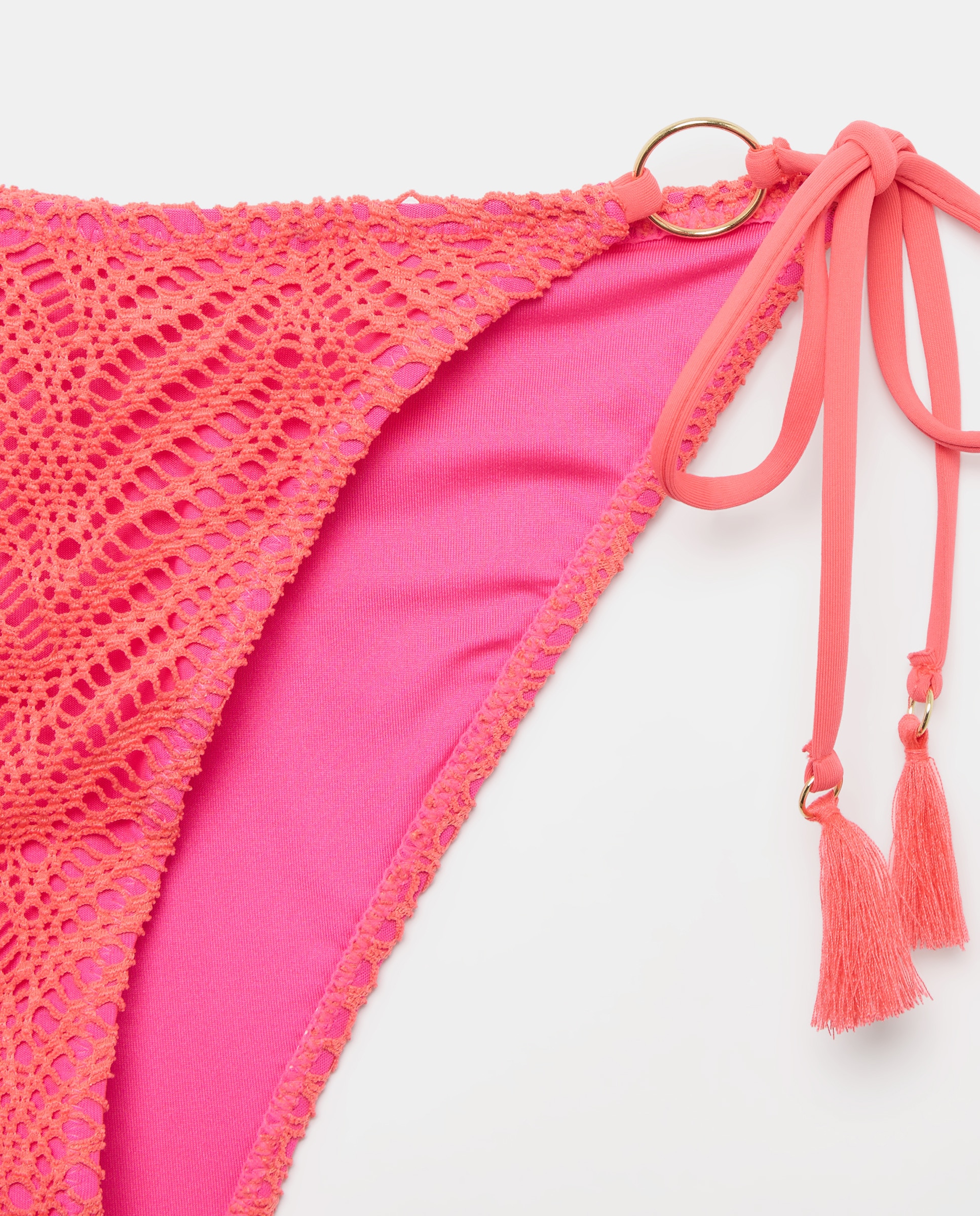Tanga de Crochet 240 Fúcsia-5