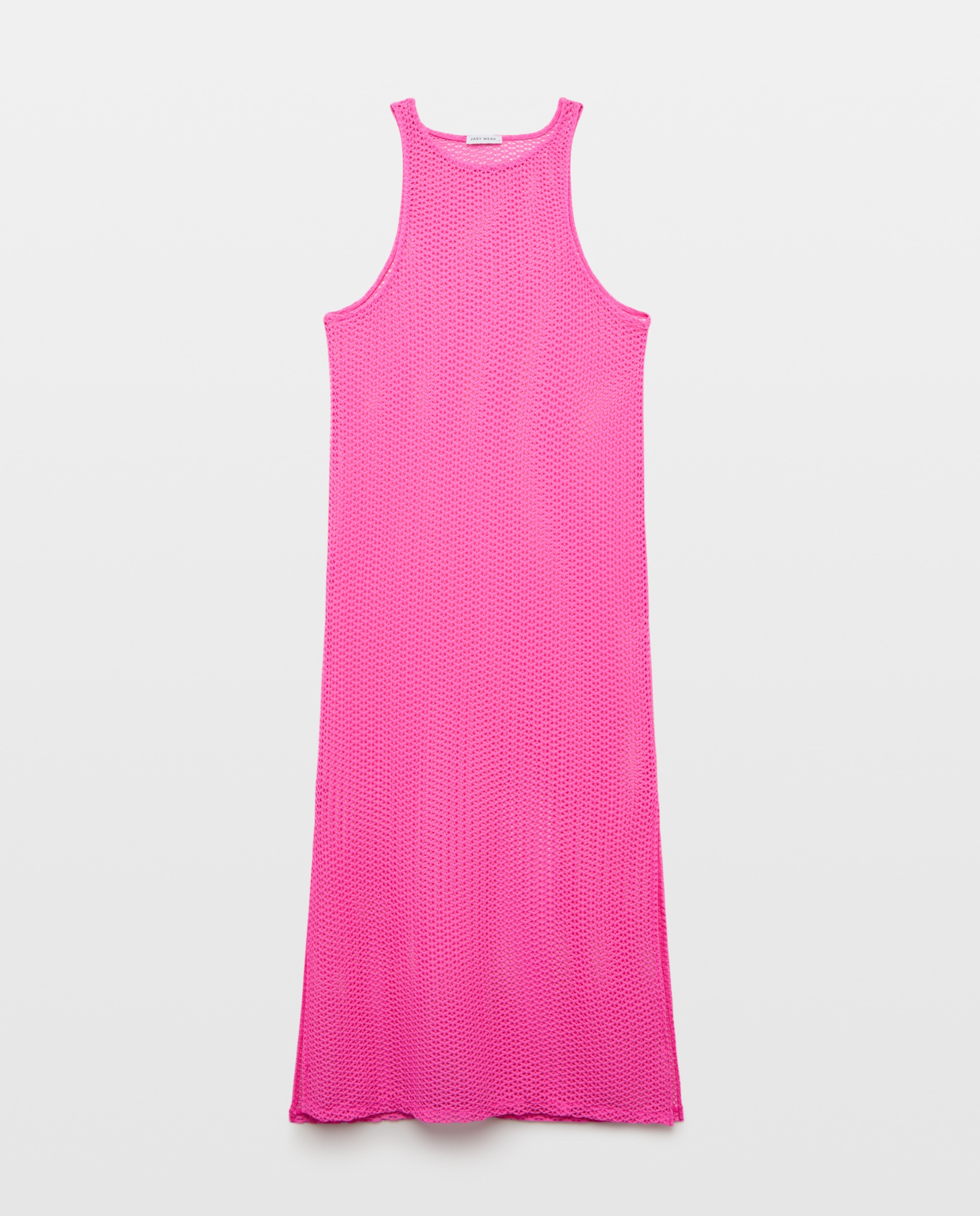 Vestido Comprido com Rede 200 Rosa-3
