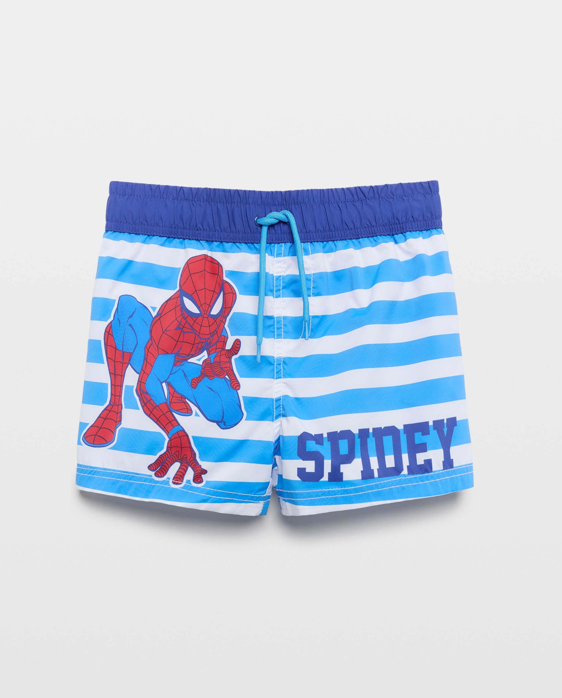 Bermudas da Licença Homem-Aranha Azul-marinho-5