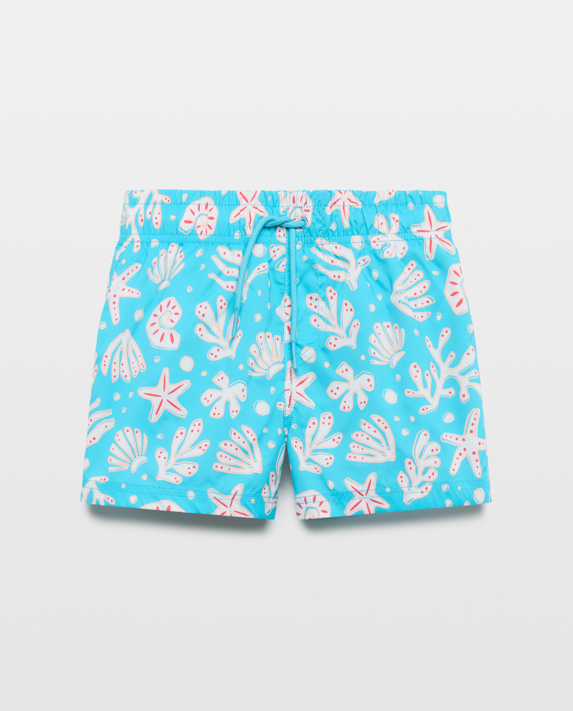 Bermudas às Cores com Conchas de Perfil Kids El Corte Inglés Verde-5