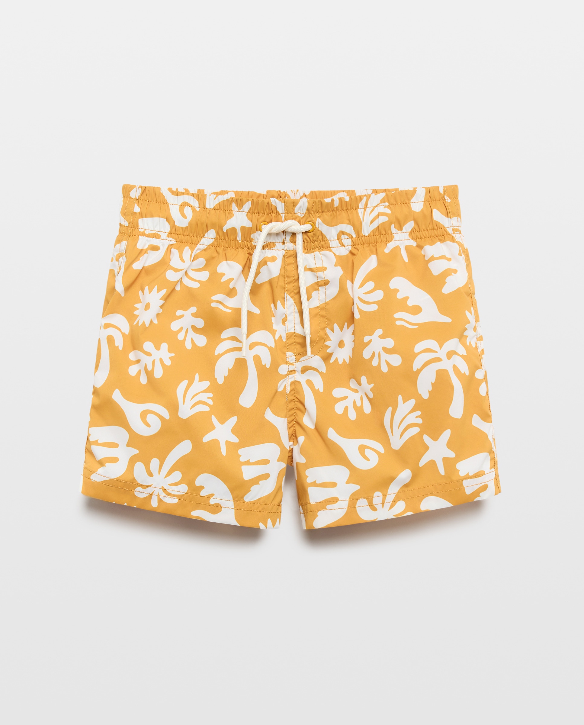 Calções de Banho de Algodão Bordado Kids El Corte Inglés Amarelo-5