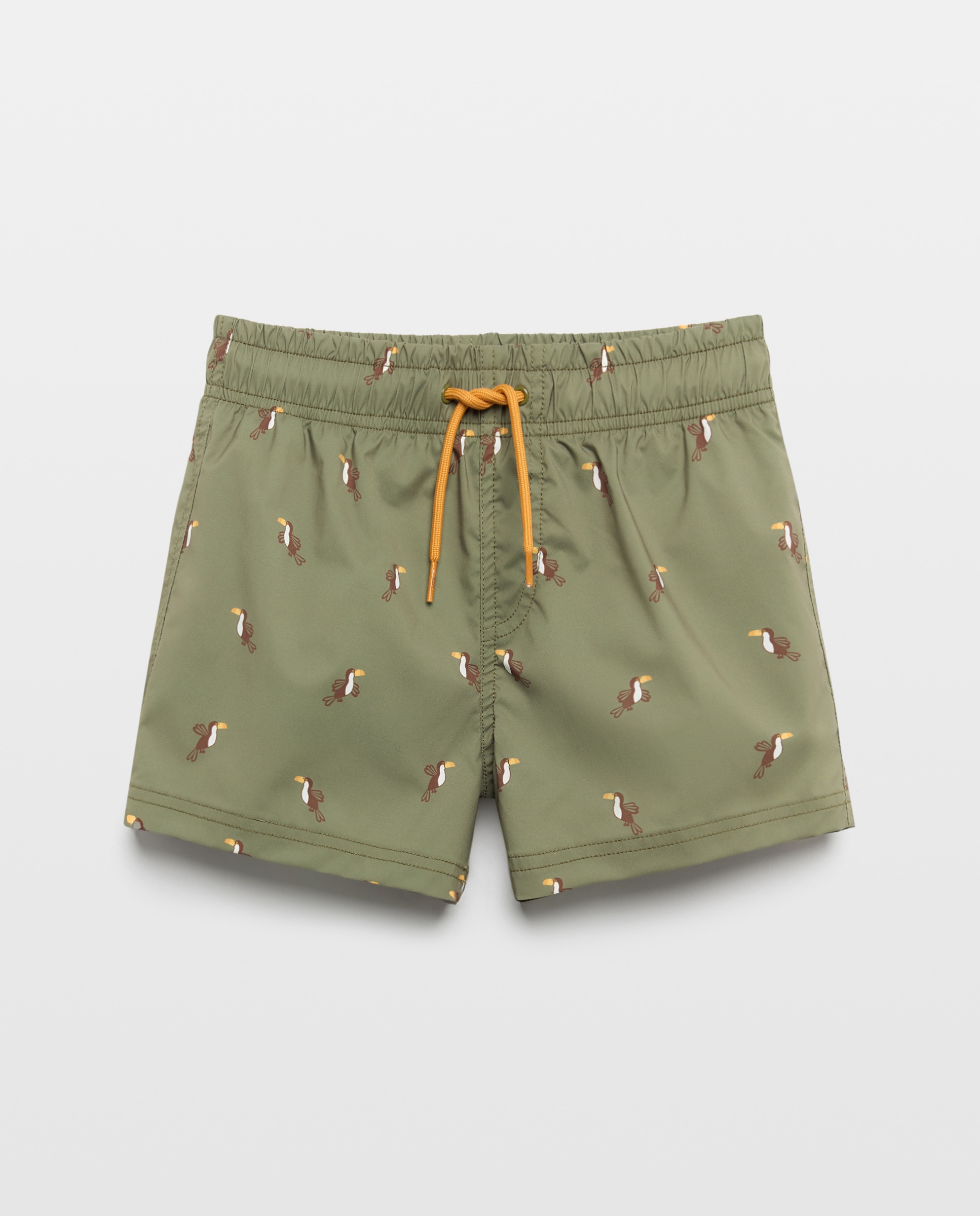 Calções de Banho com Estampado Kids El Corte Inglés Verde-4