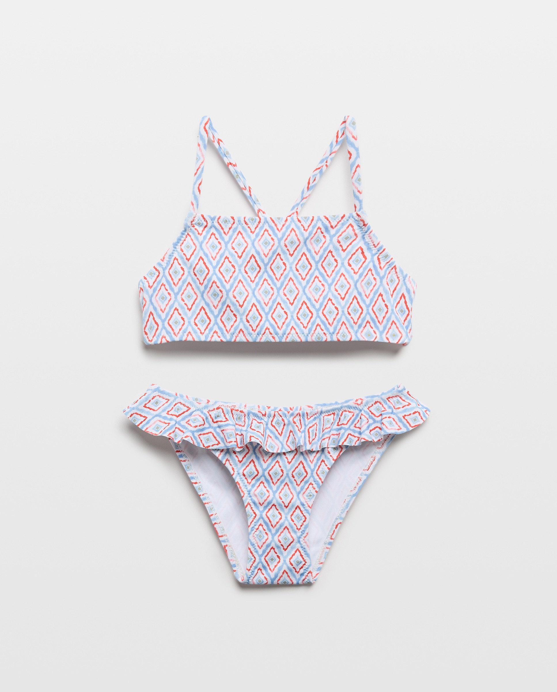 Biquíni Ikat - Azul Azul-marinho-5