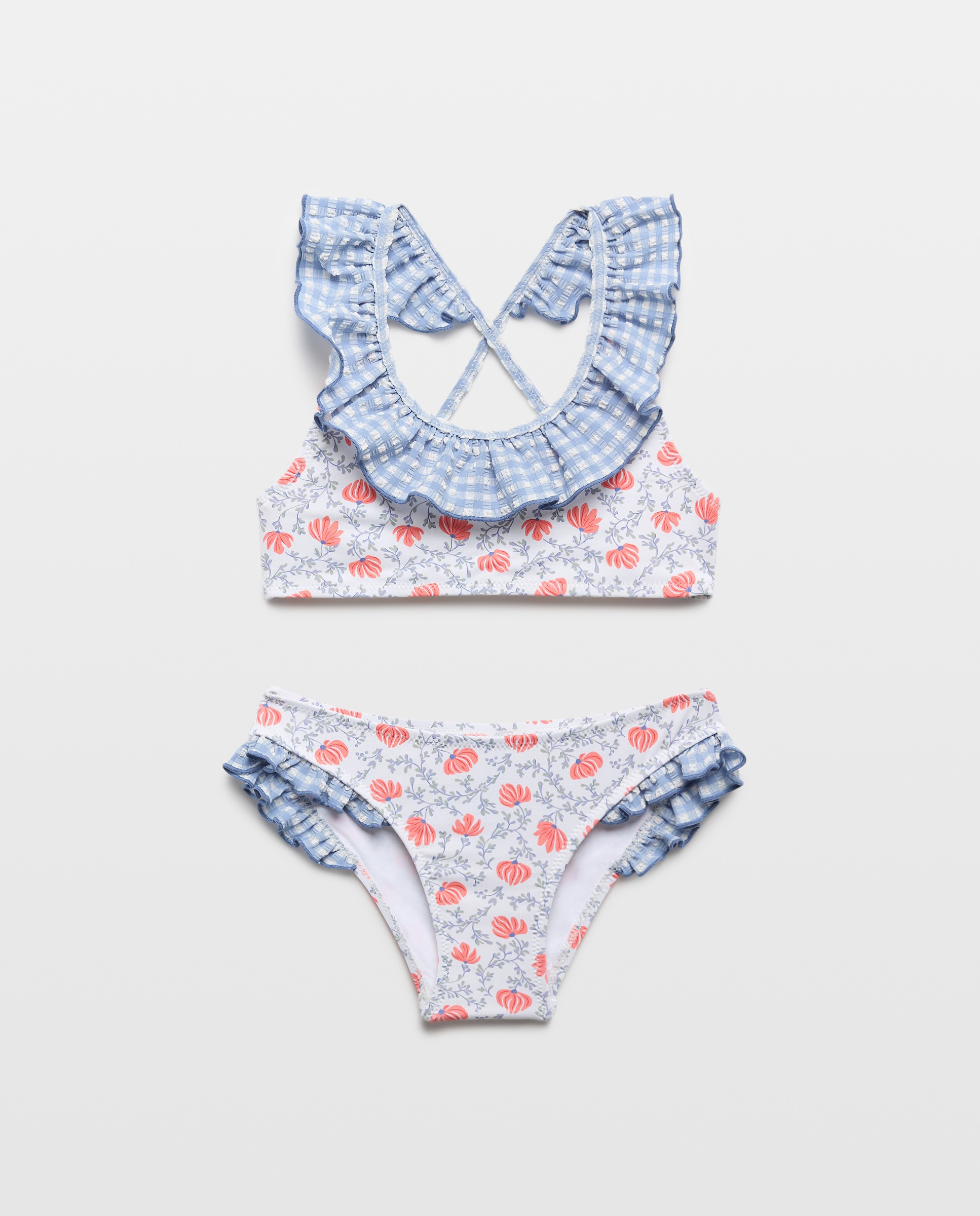 Biquíni Garden com Estampado Floral Coconut El Corte Inglés Branco-4