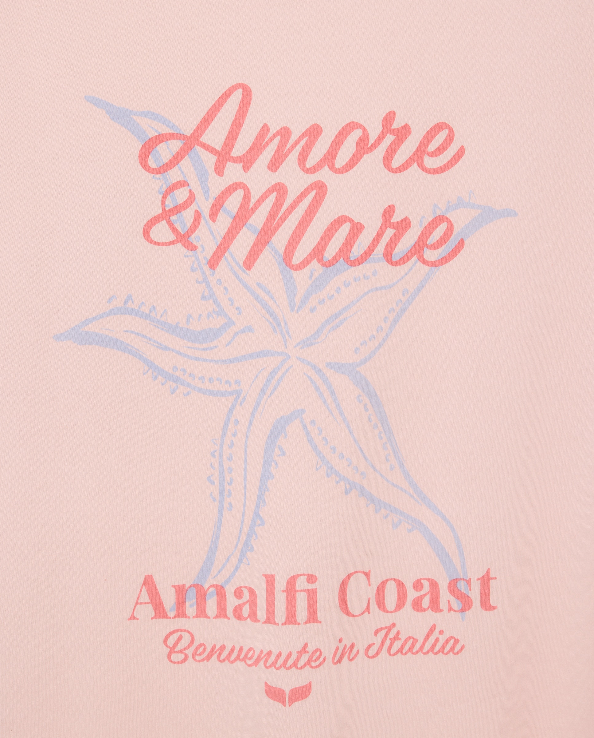 Camiseta de mujer con print frontal en espalda - Green Coast - 260 Salmón 260 Salmón-5