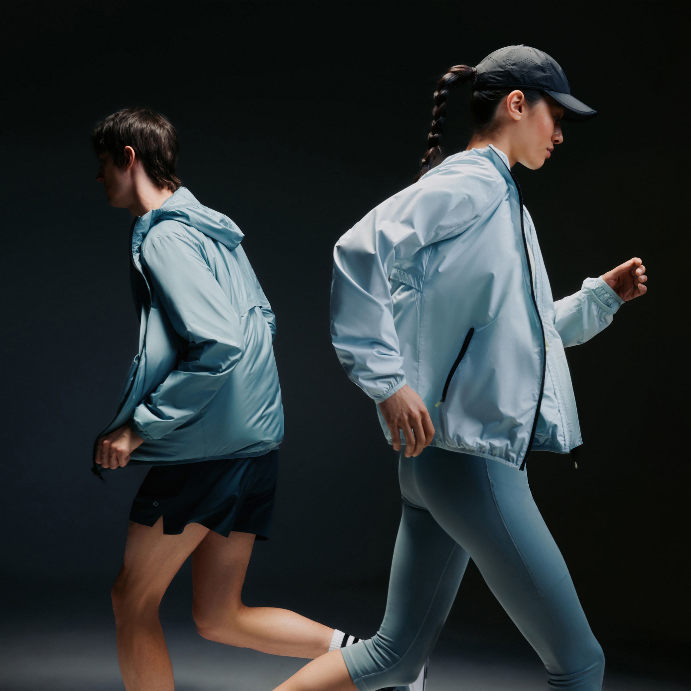 Corta-Vento de Running de Homem Verde-4