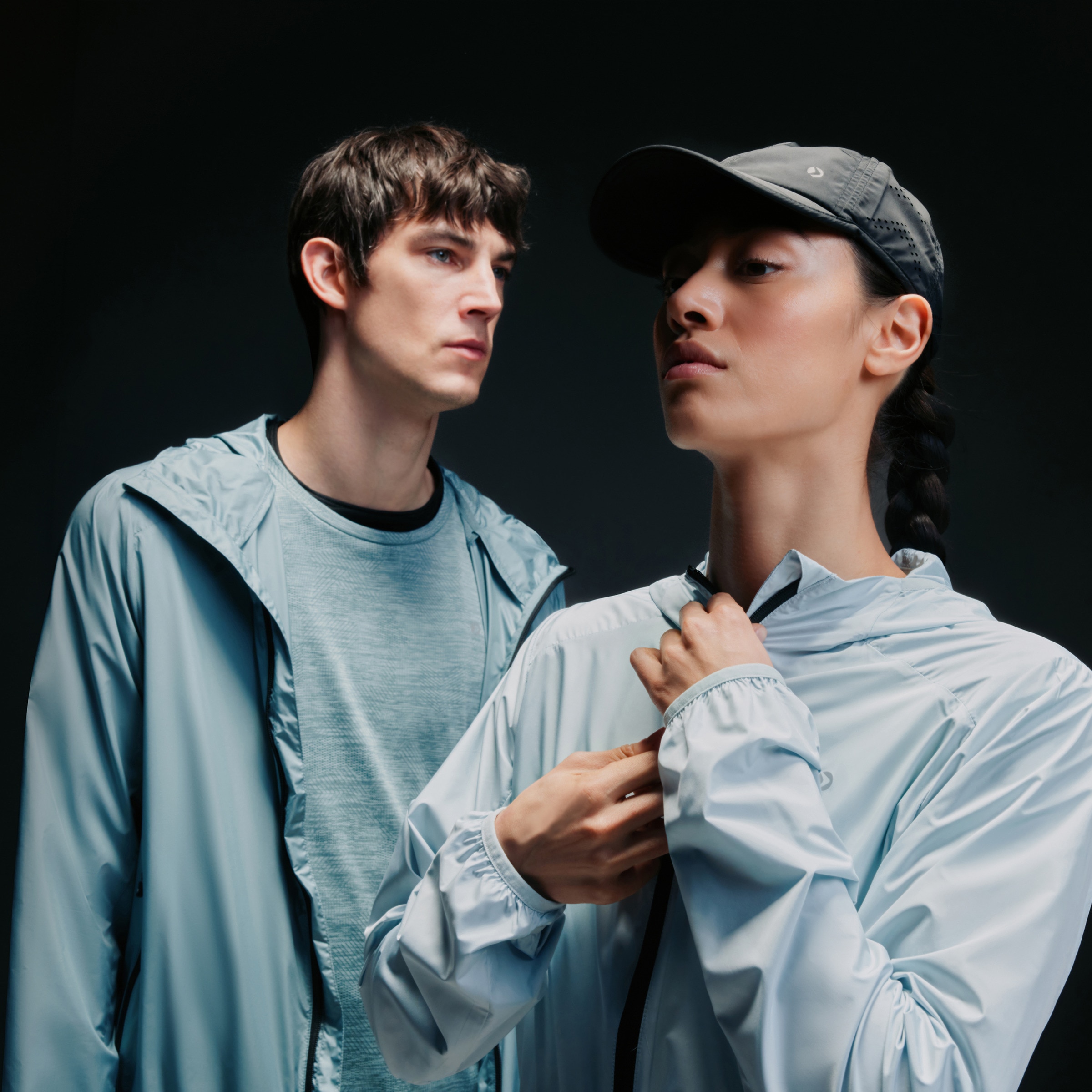 Corta-Vento de Running de Homem Verde-5