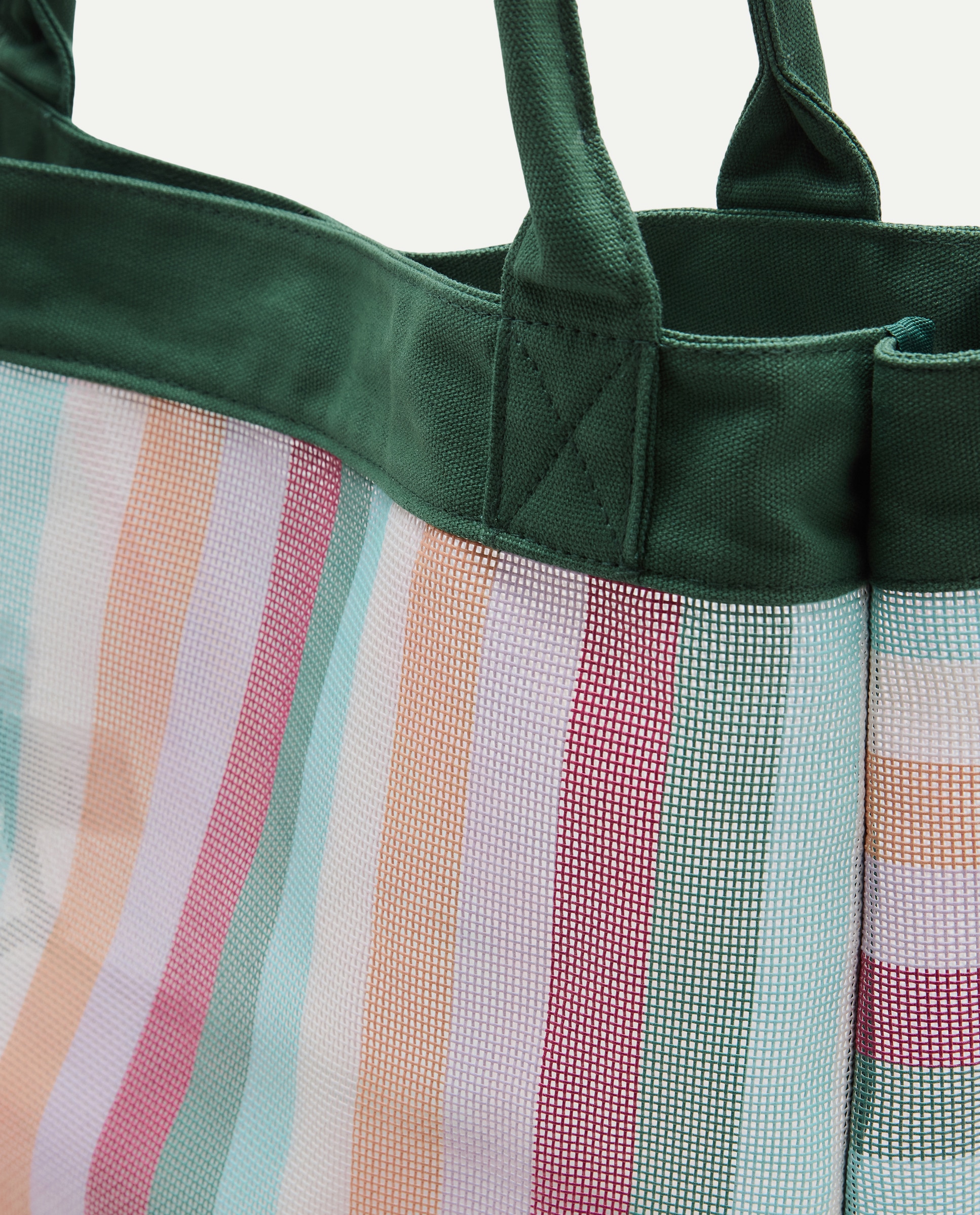 Saco de Praia com Estampado Multicolor-4