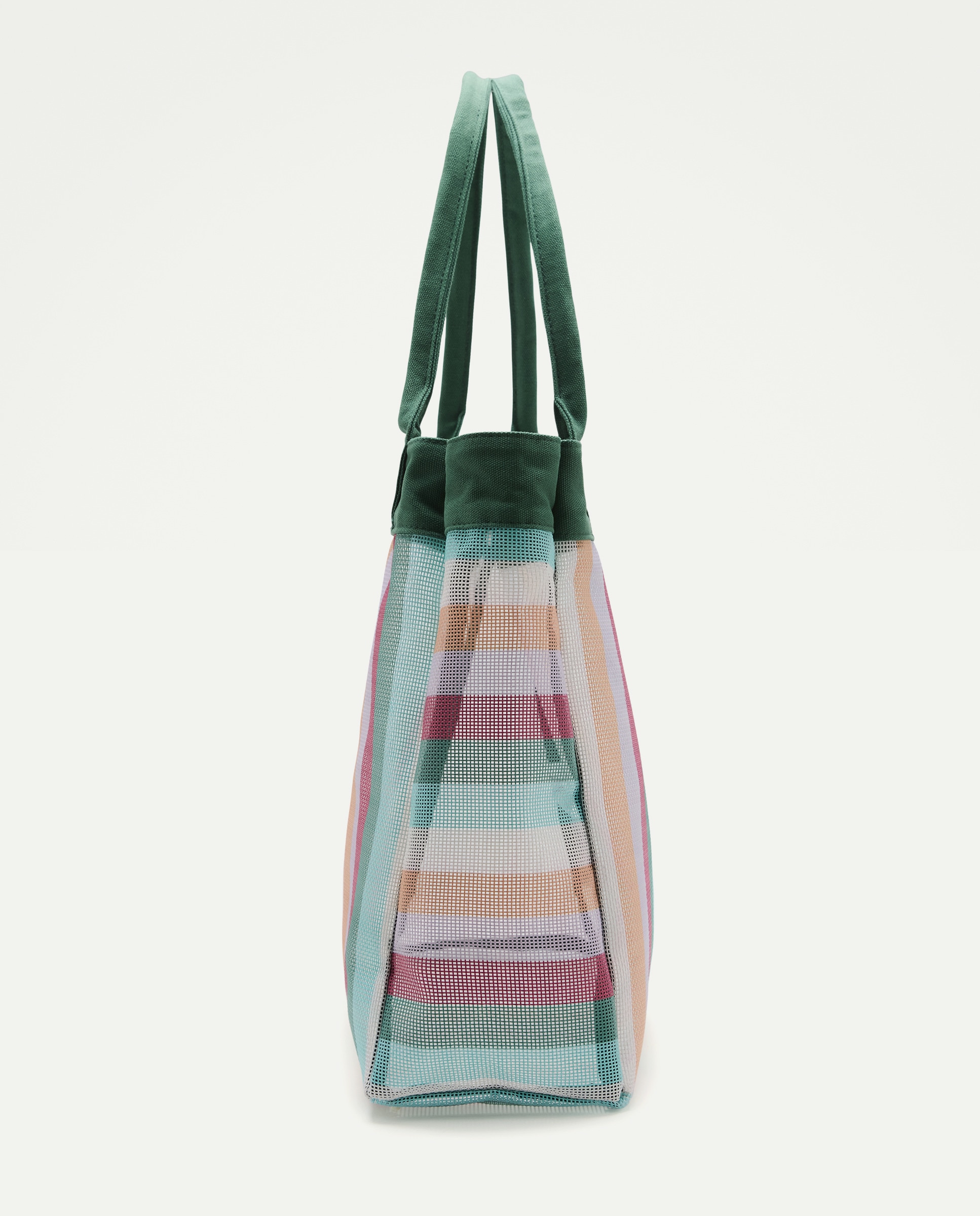 Saco de Praia com Estampado Multicolor-5