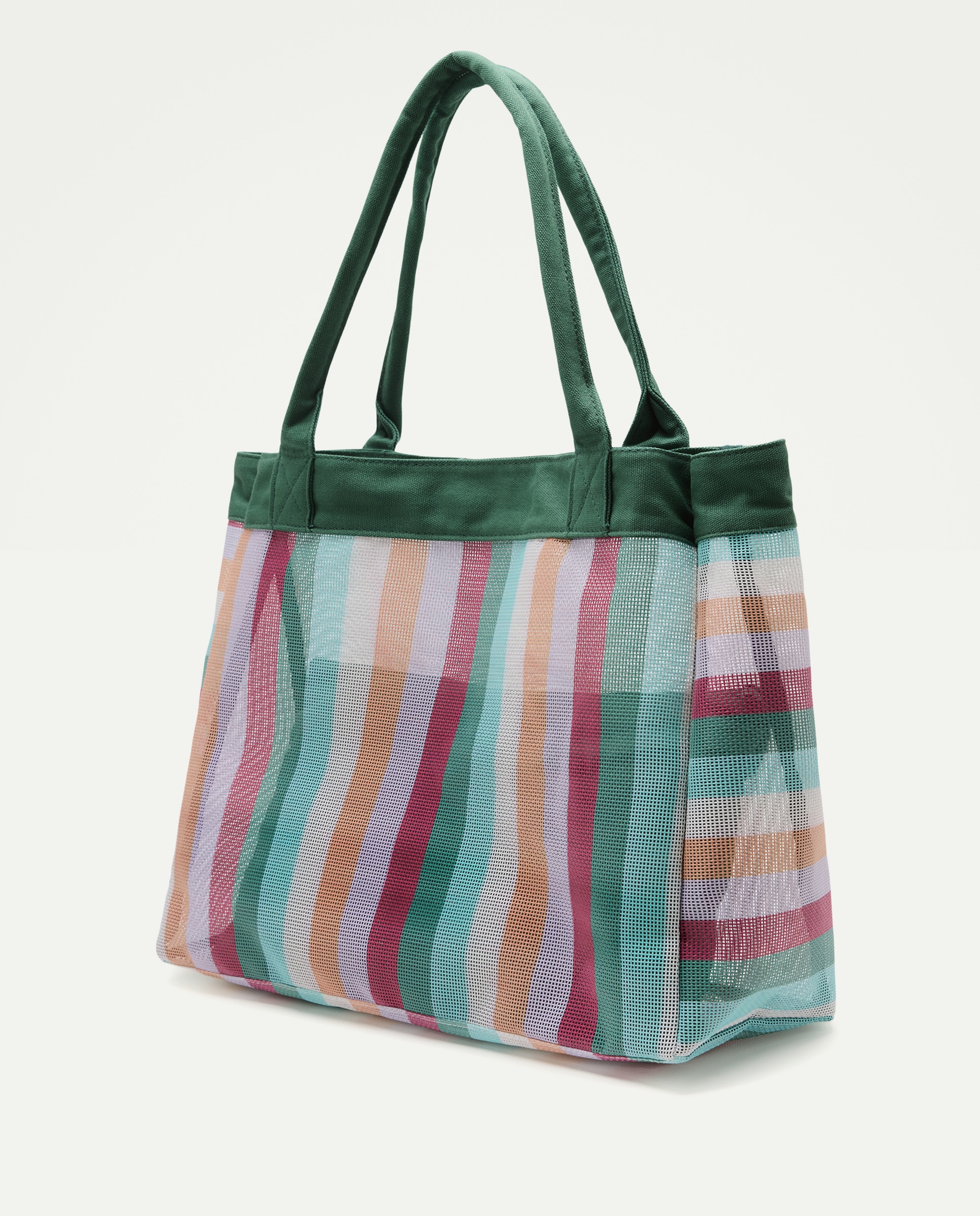 Saco de Praia com Estampado Multicolor-2