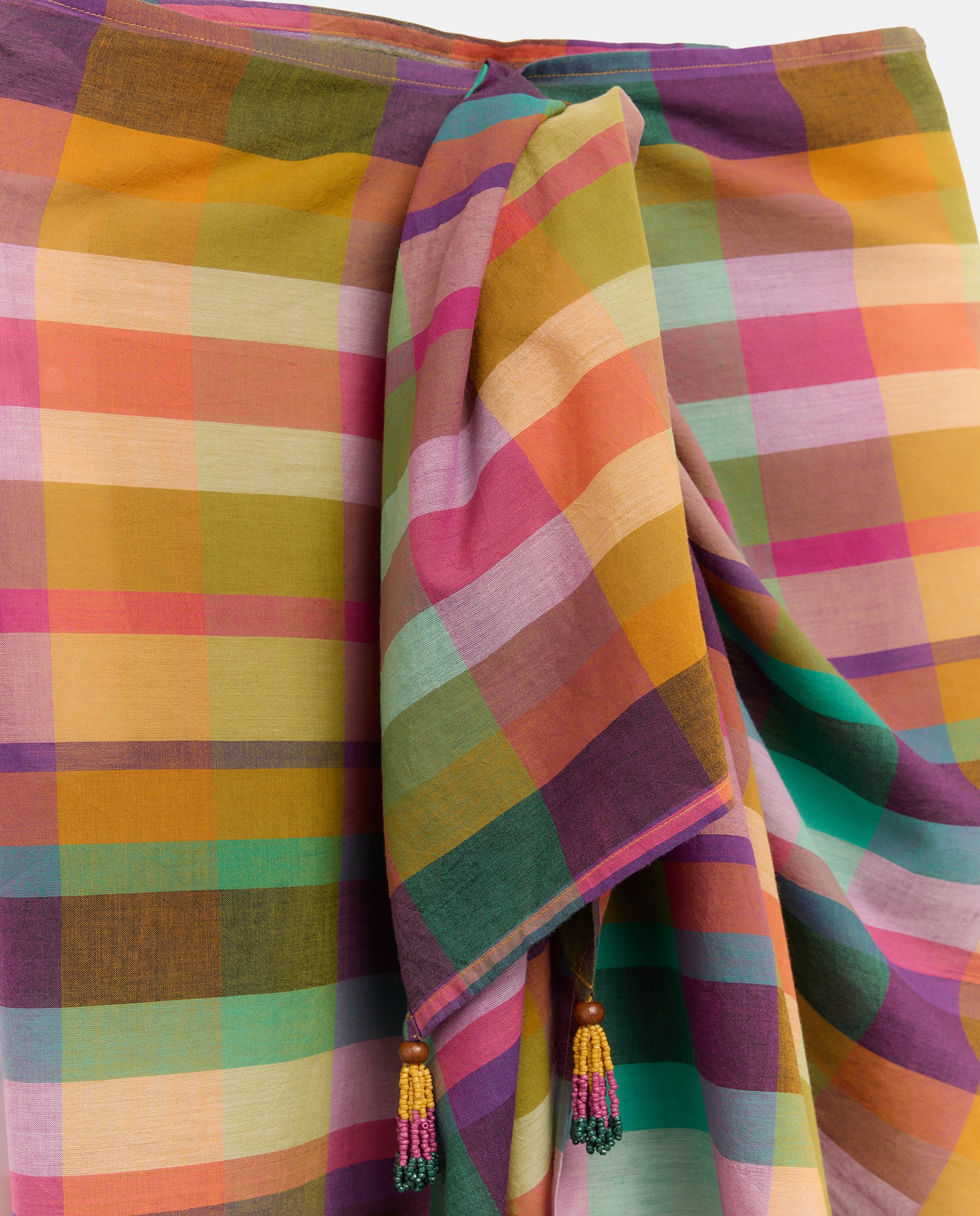 Páreo com Estampado Vichy Multicolor-5