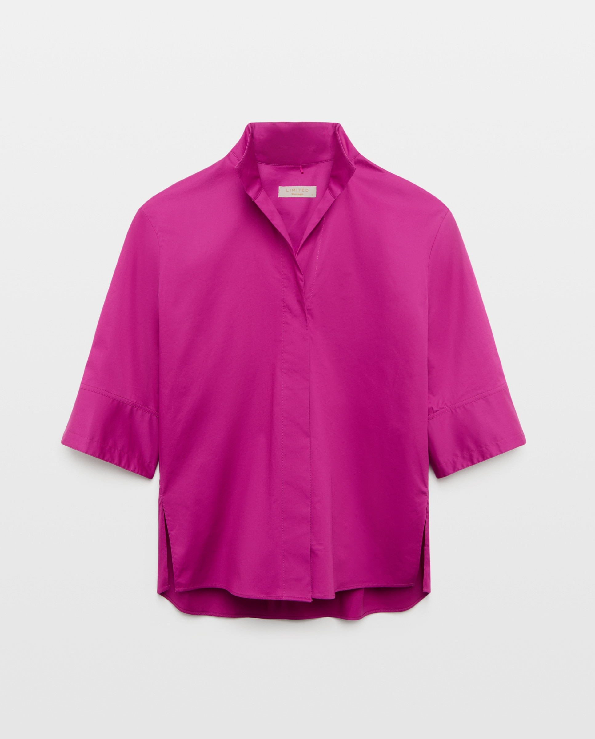 Blusa com Manga 3/4 Fúcsia-5