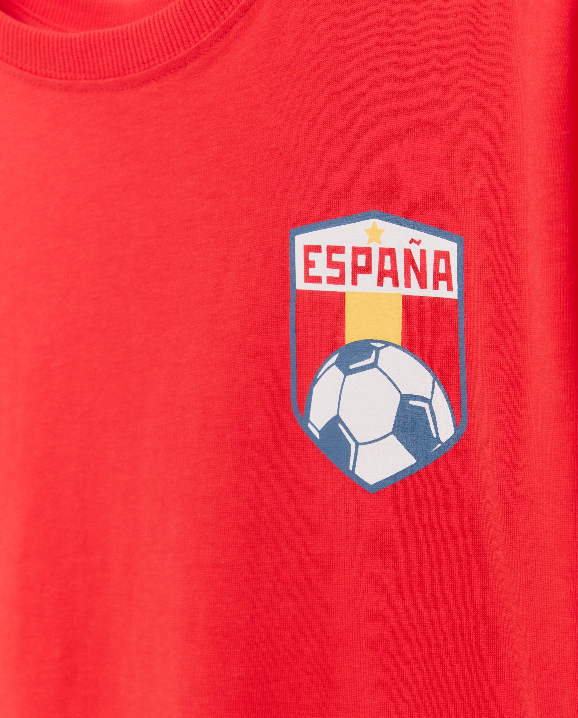 Camiseta manga corta y cuello caja mundial para niños - Kids El Corte Inglés - 600 Rojo 600 Rojo-5