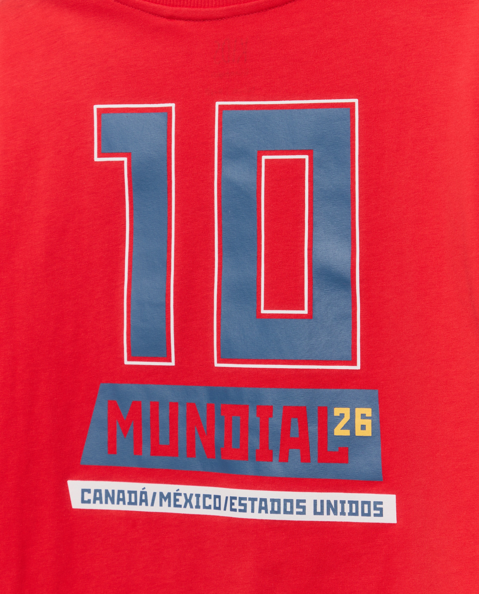 Camiseta manga corta y cuello caja mundial para niños - Kids El Corte Inglés - 600 Rojo 600 Rojo-6