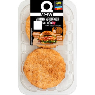 Hamburguer Salmão Panado embalagem 300 g - Mowi