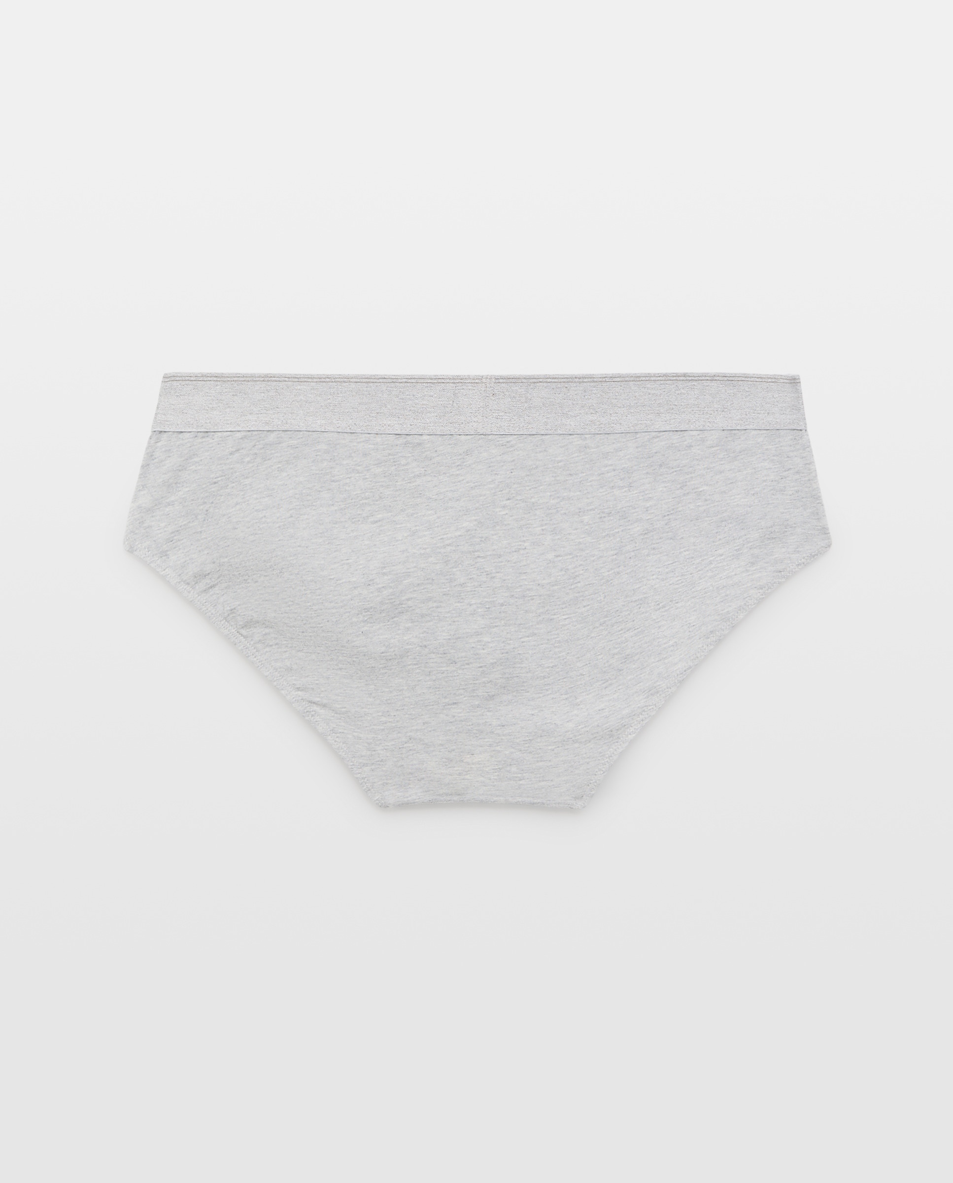 Pack de 3 Unid. de Slips Fechados em Algodão-Elastano 820 Cinzento Médio-2