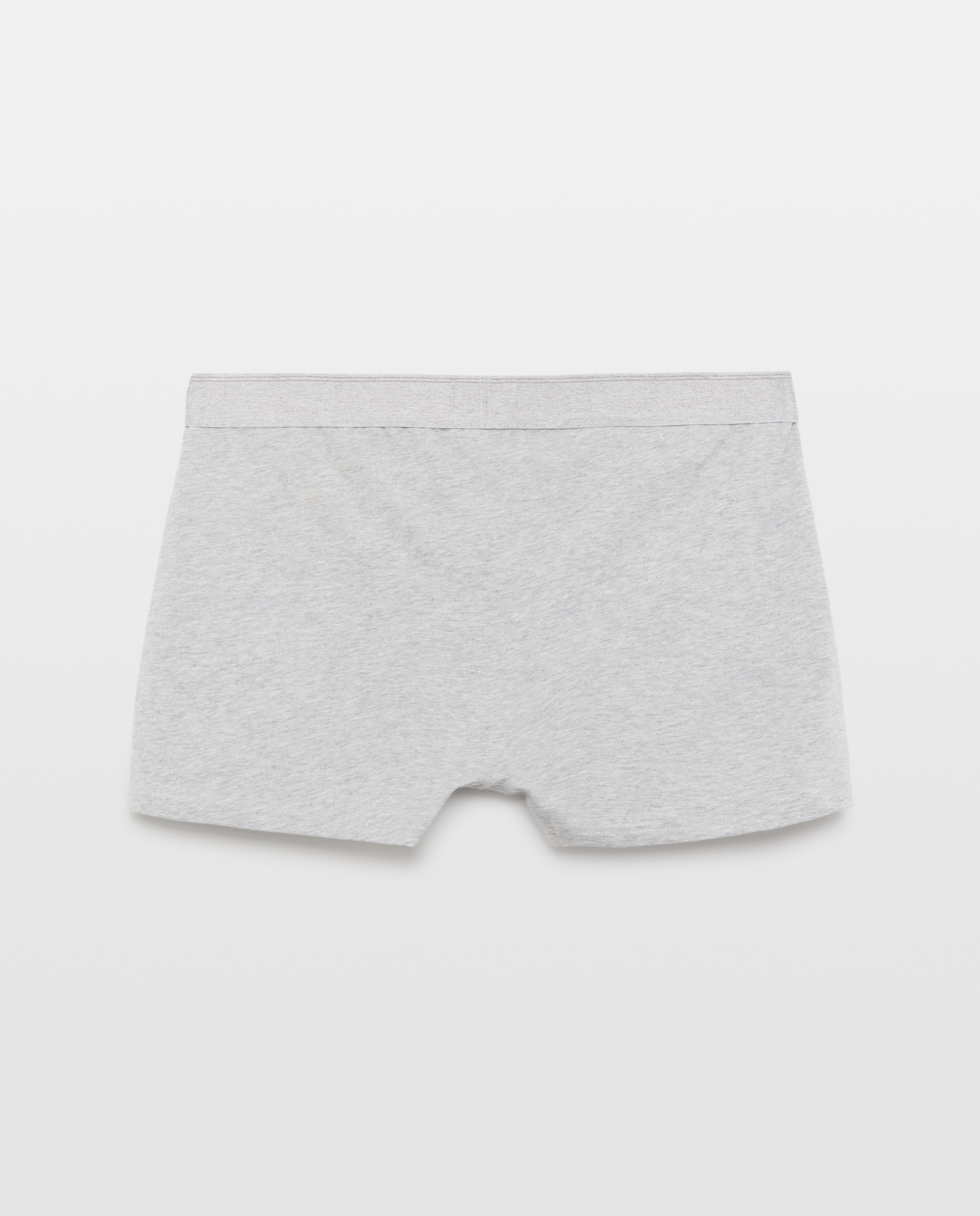 Boxers Abertos em Algodão-Elastano 820 Cinzento Médio-2