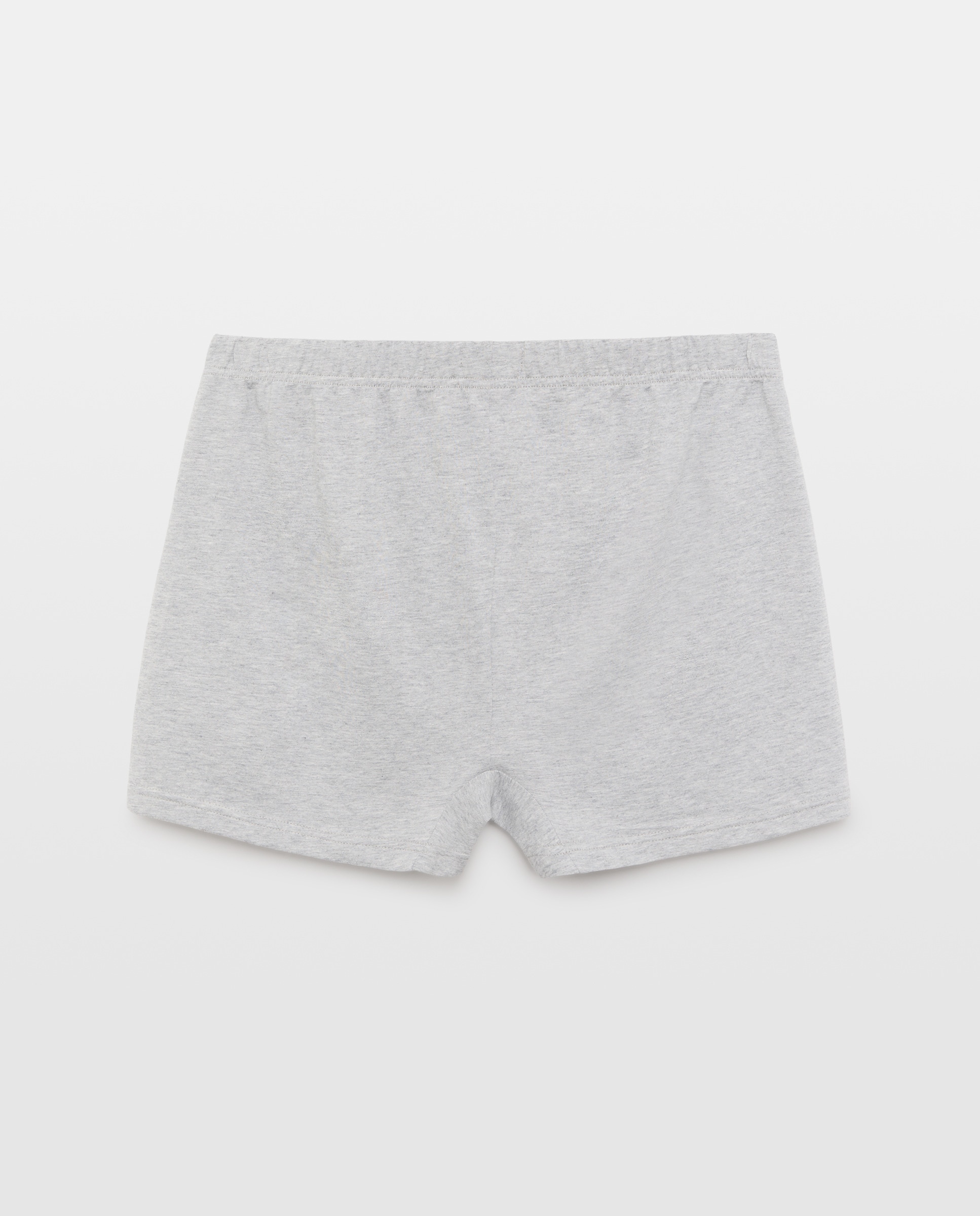Boxers de Algodão com Botão 820 Cinzento Médio-2