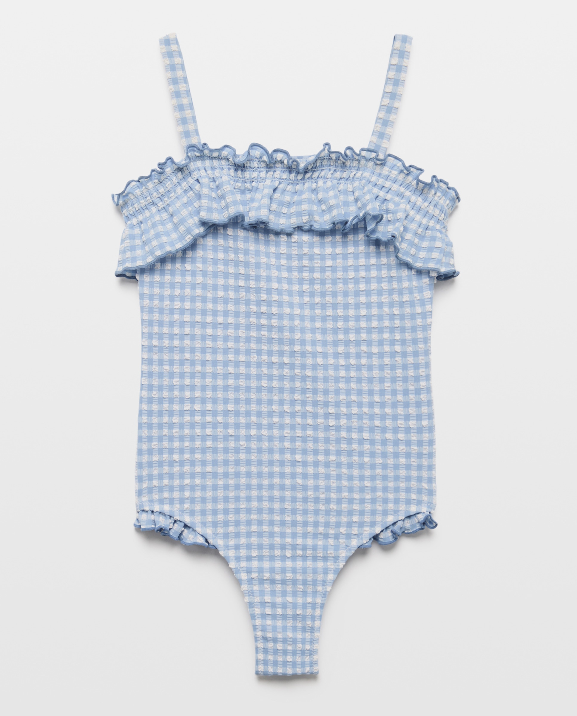 Fato de Banho Vichy Azul-4