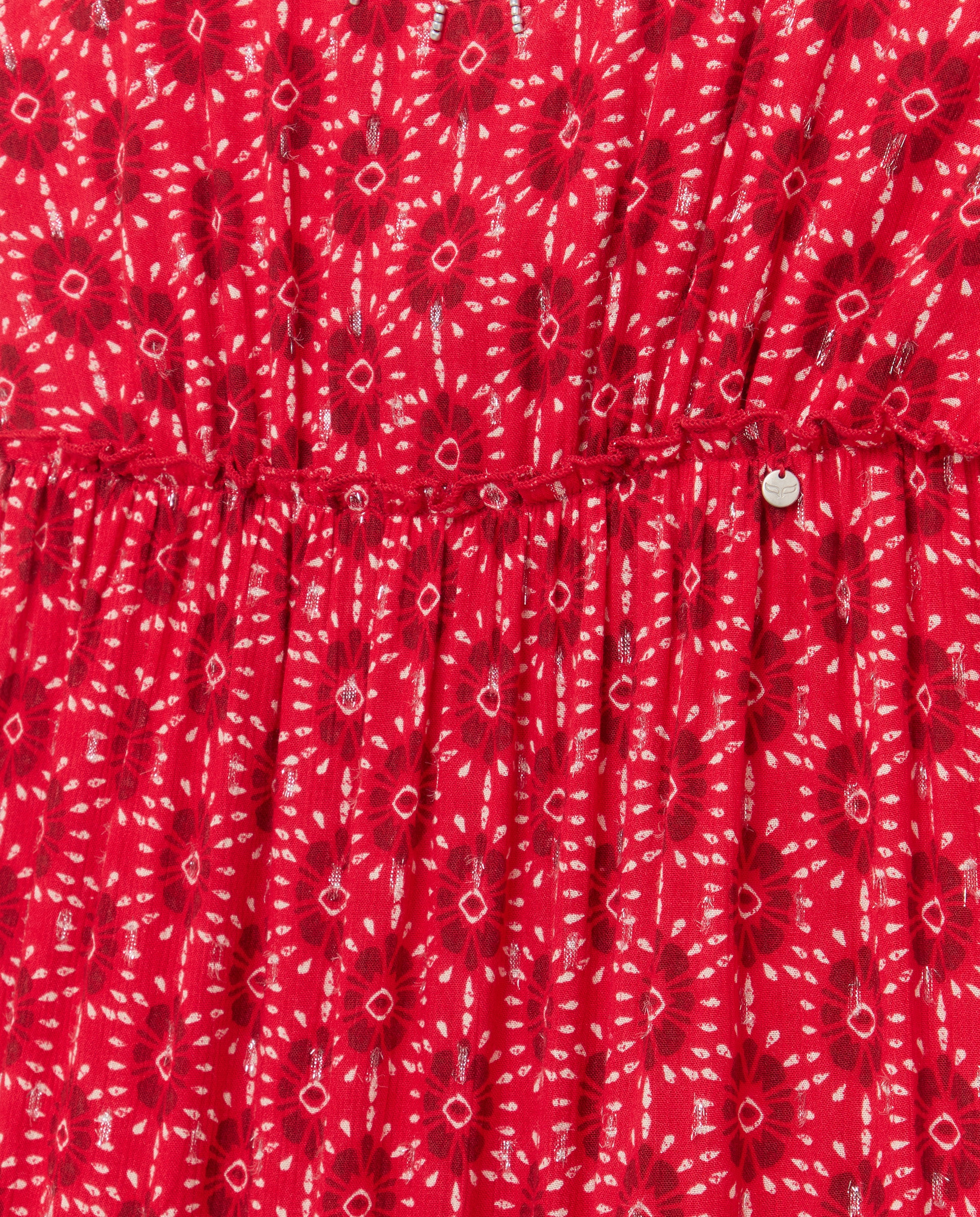 Vestido Curto com Costas Cruzadas 600 Vermelho-5