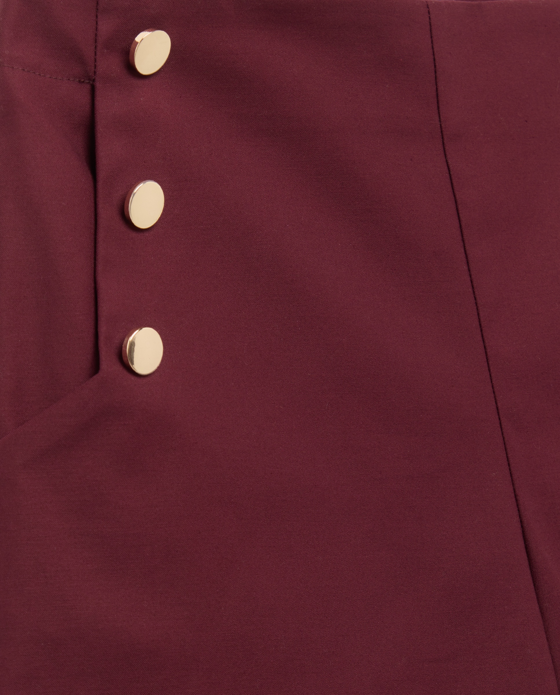 Bermudas com Botões Dourados Bordeaux-5