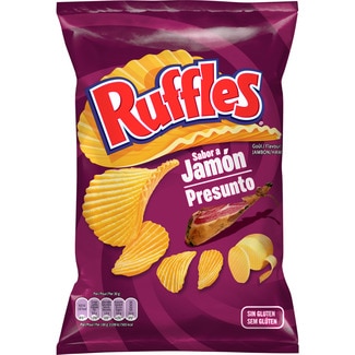 Batatas Fritas Onduladas Presunto embalagem 45 g - Ruffles