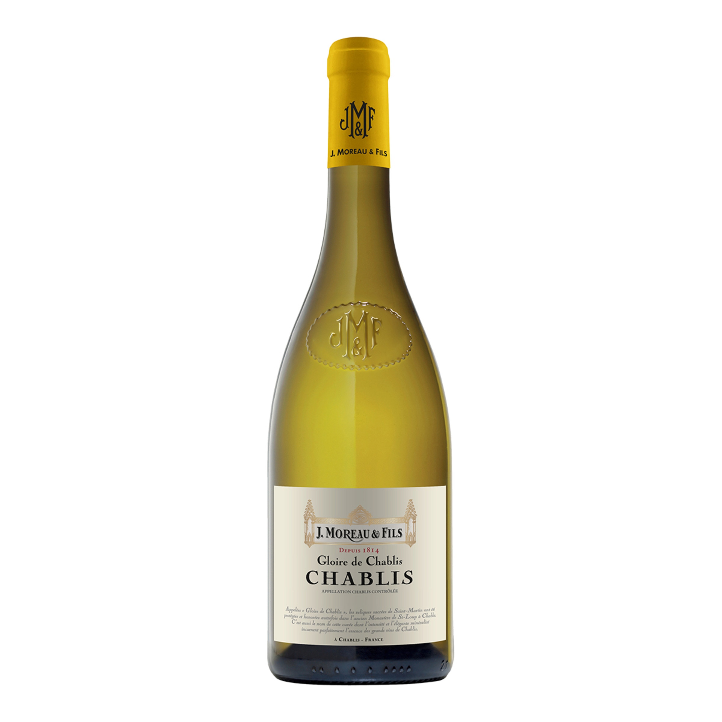Imagen 0 de Vino blanco J. Moreau & Fils Chablis 2024 Borgoña