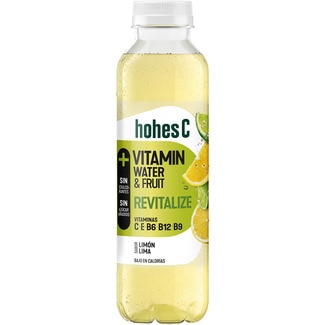 agua sabor lima limón Revitalize con vitaminas C, E, B6, B12 Y B9 botella 500 ml - Hohes C