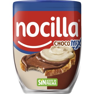 chocomix crema de cacao, avellanas y leche sin gluten y sin aceite de palma vaso 390 g - Nocilla