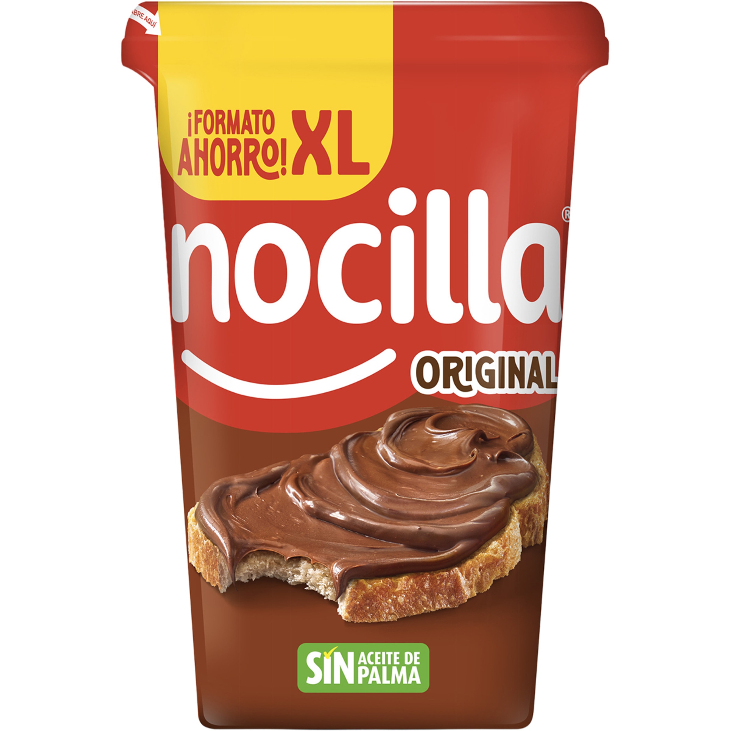 crema de cacao y avellanas original sin gluten y sin aceite de palma tarrina 750 g formato ahorro! XL