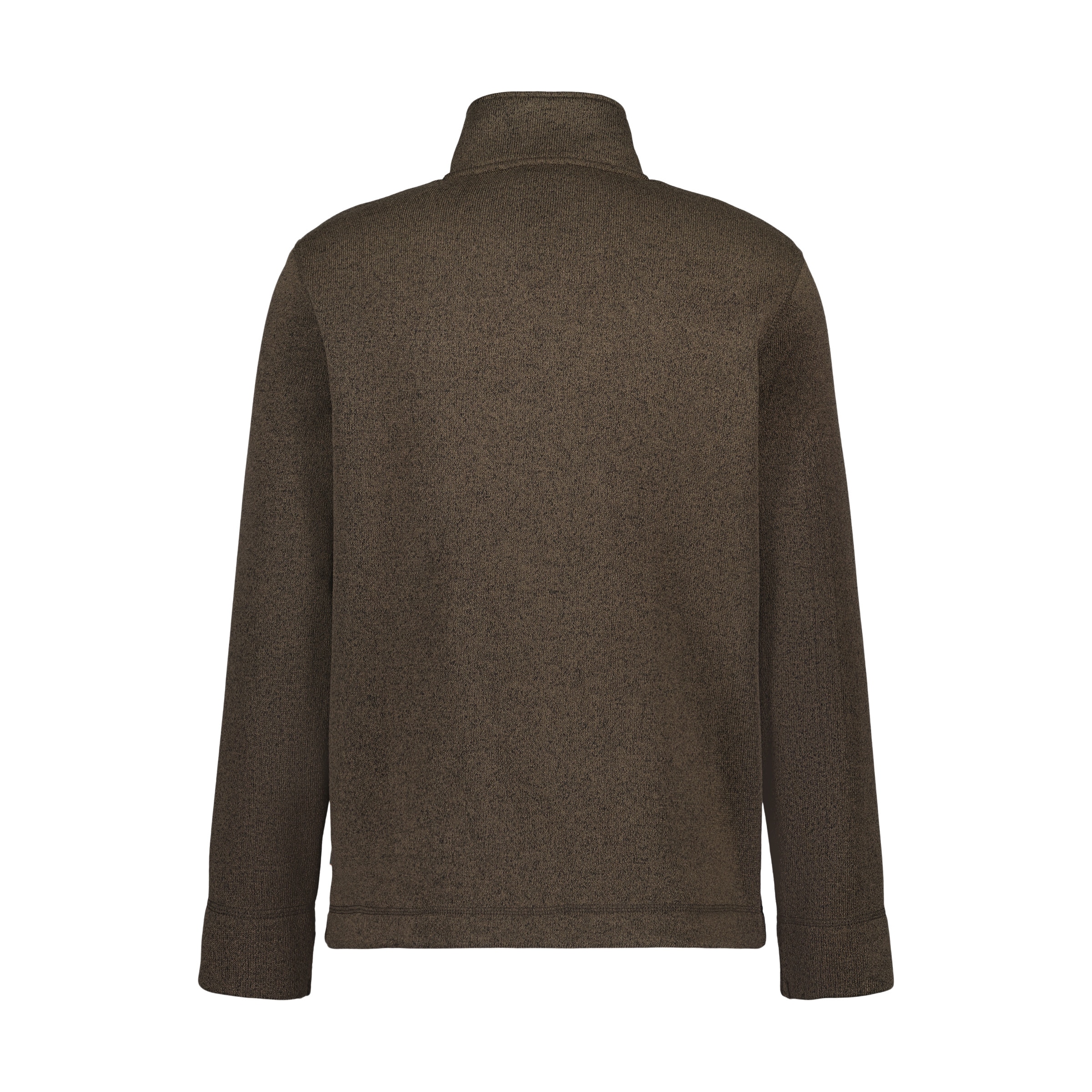 Blusão de Tricot e Forro Polar de Homem Castanho-claro-6