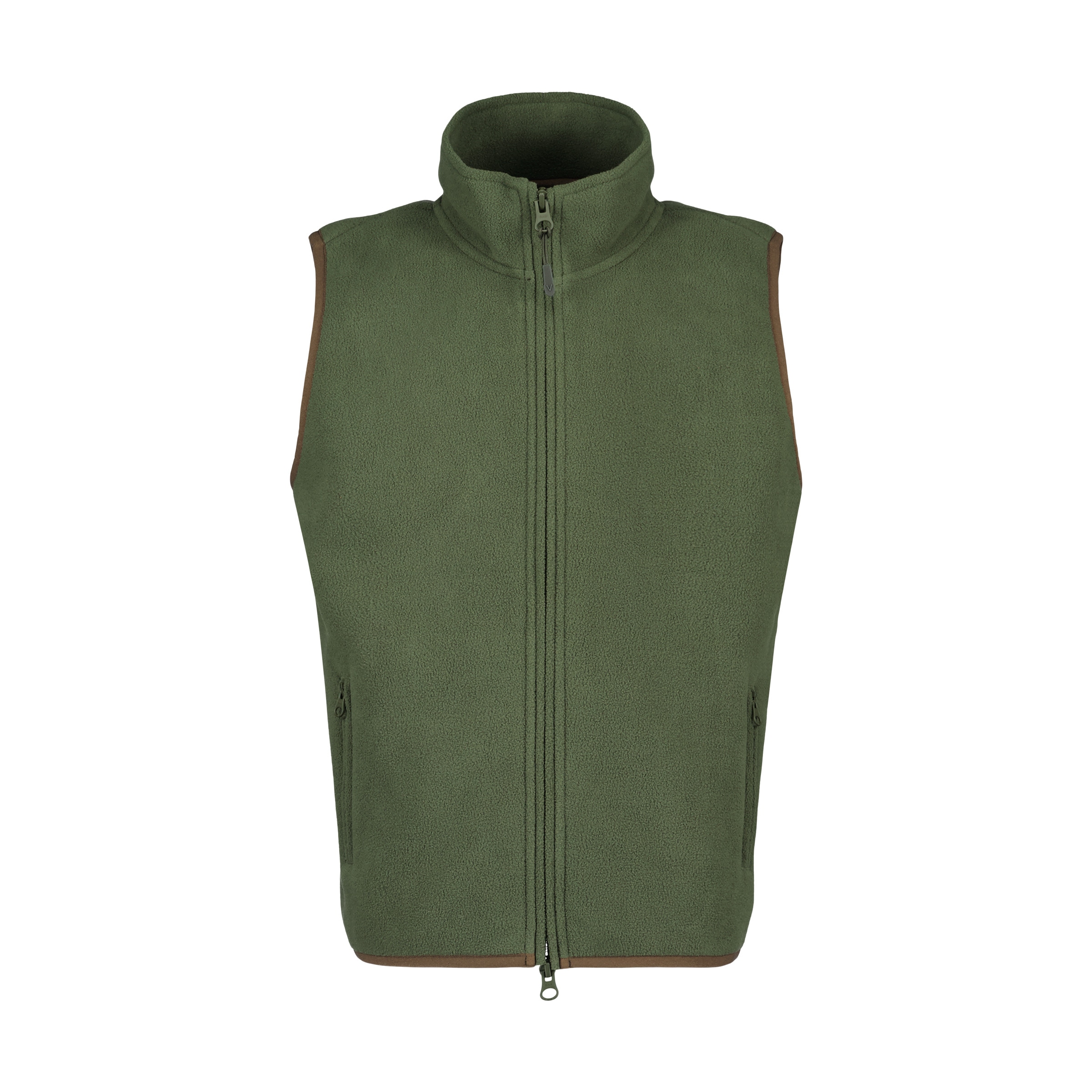 Colete Básico de Menino com Forro Polar Verde-5
